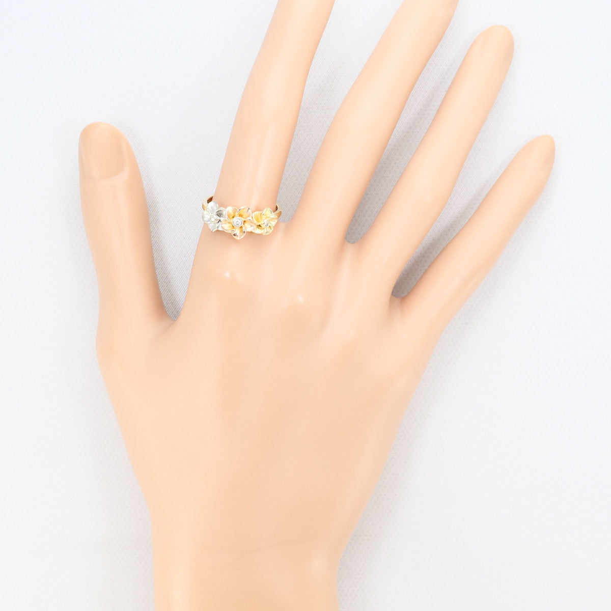 Unbranded Pink Gold White Gold Yellow Gold Pink Gold (14K) White Gold (14K) Yellow Gold (14K) Band Ring (Pre-Owned)