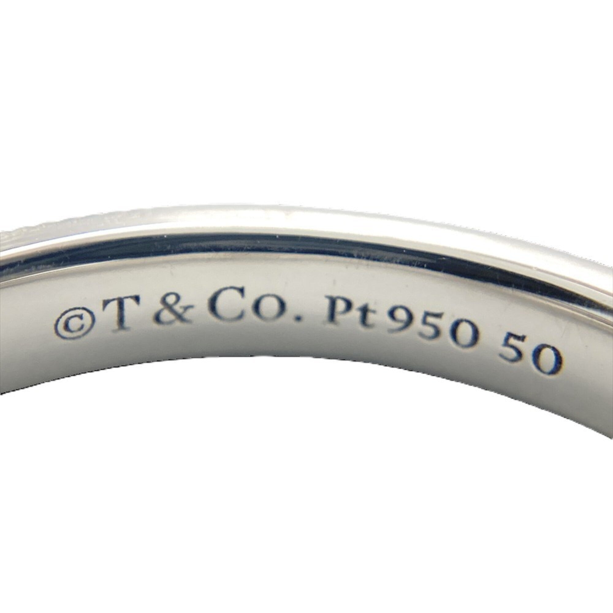 Tiffany Platinum 950 Band Ring (Pre-Owned)