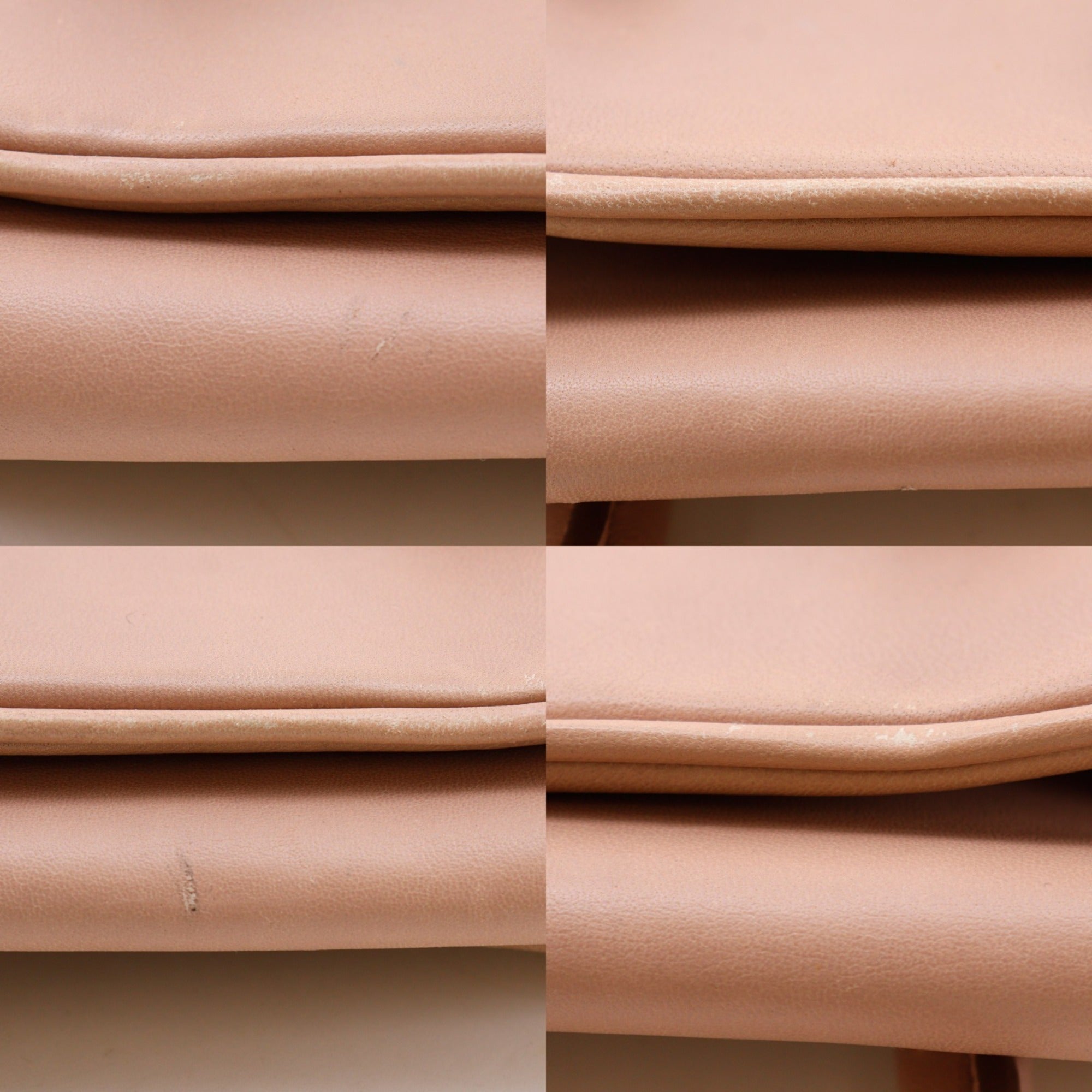 Miu Miu Pink Beige Leather Handbag (Pre-Owned)