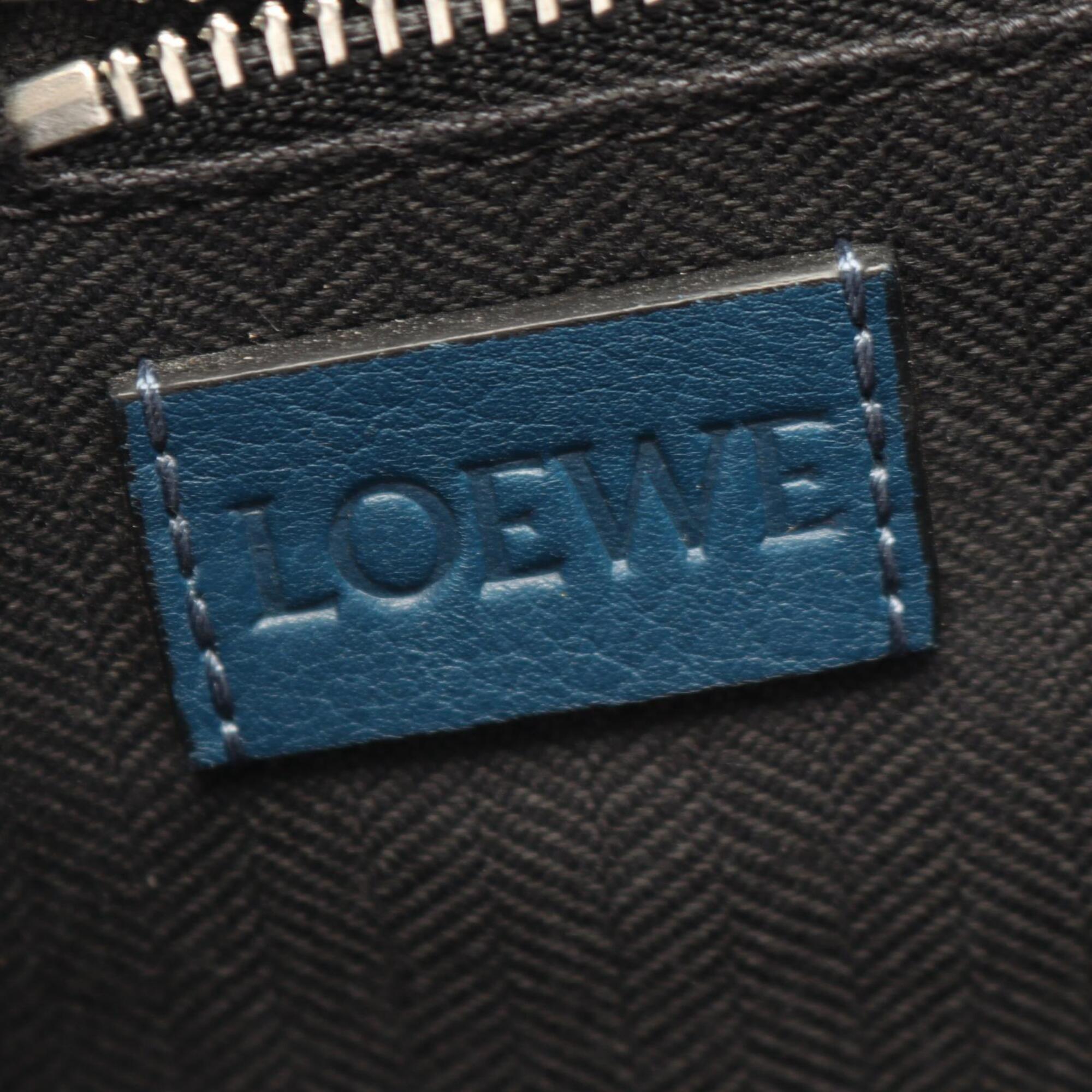 Loewe Blue Leather Backpack (Pre-Owned)