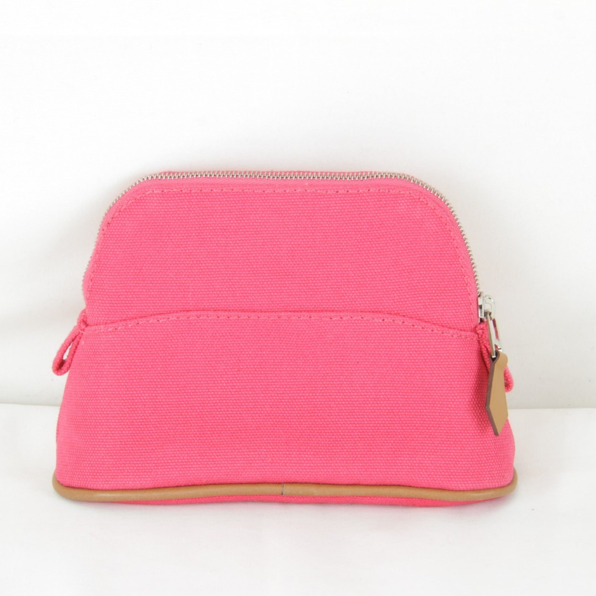 Hermes Black Pink Cotton Pouch (Pre-Owned)
