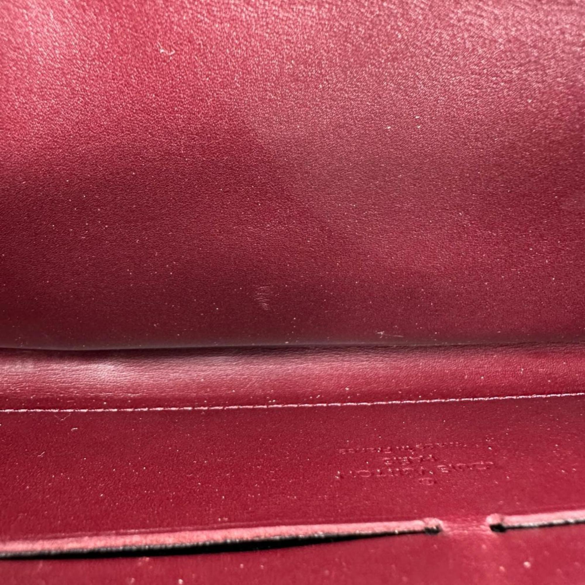 Louis Vuitton Monogram Vernis Magenta Monogram Vernis Long Wallet (Bi-Fold) (Pre-Owned)