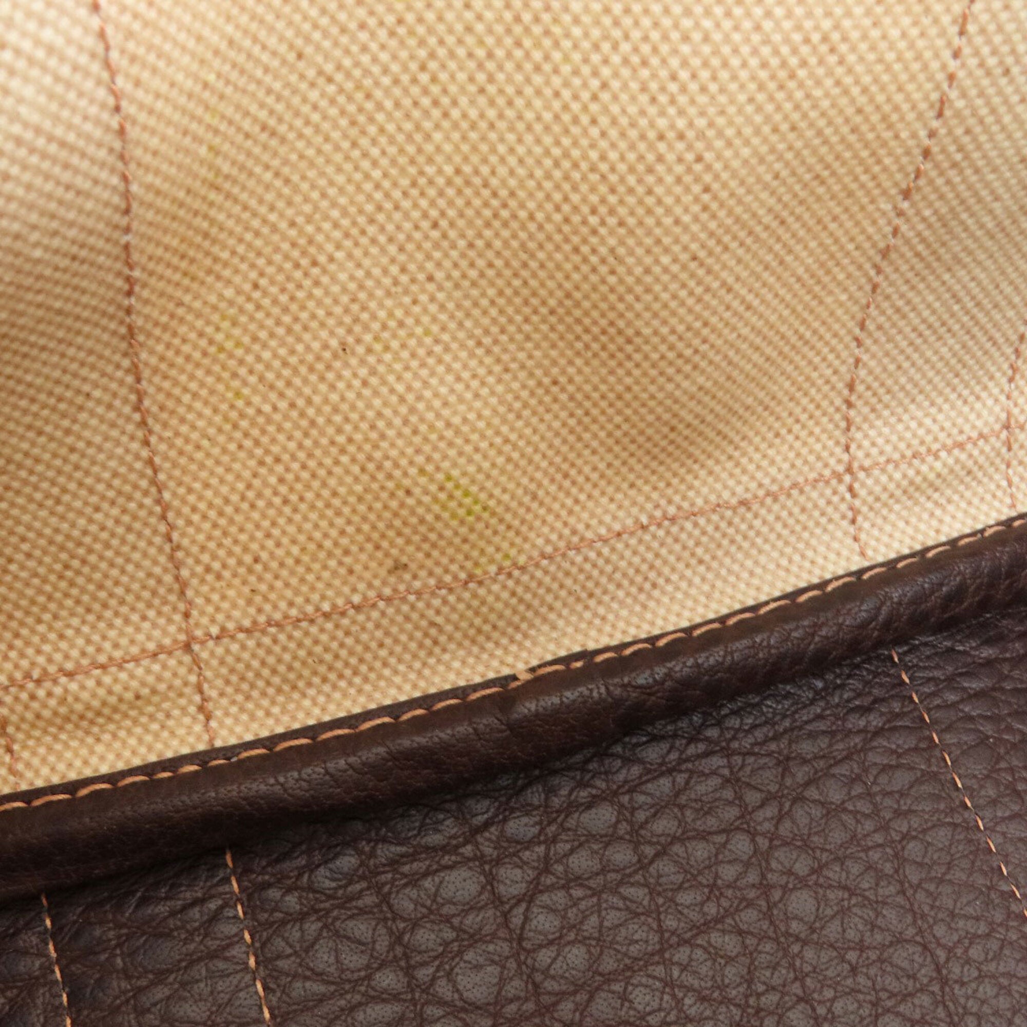 Hermes Marron Toile H Handbag (Pre-Owned)