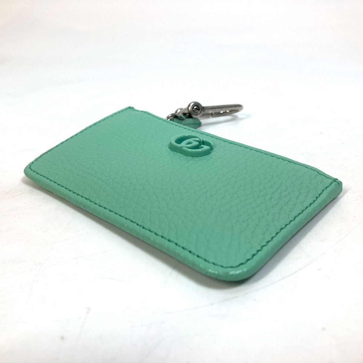 Gucci Green Leather Coin Purse/Coin Case (Pre-Owned)