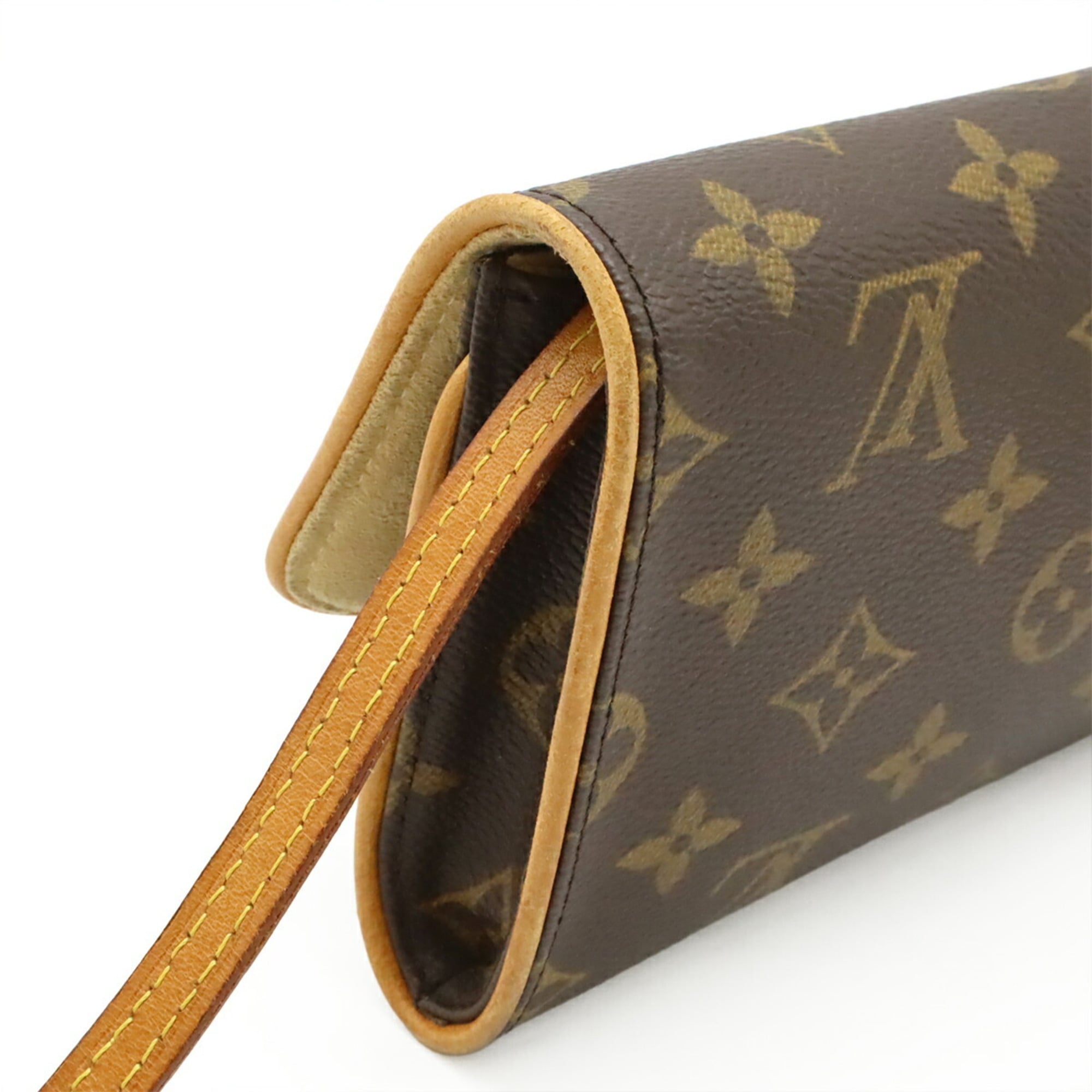 Louis Vuitton Brown Monogram Canvas Pvc Coated Canvas Pochette Shoulder Bag (Pre-Owned)