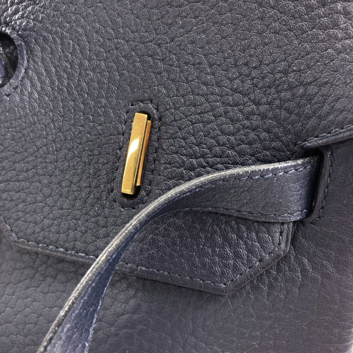 Hermes Blue Indigo Ardennes Leather Handbag (Pre-Owned)