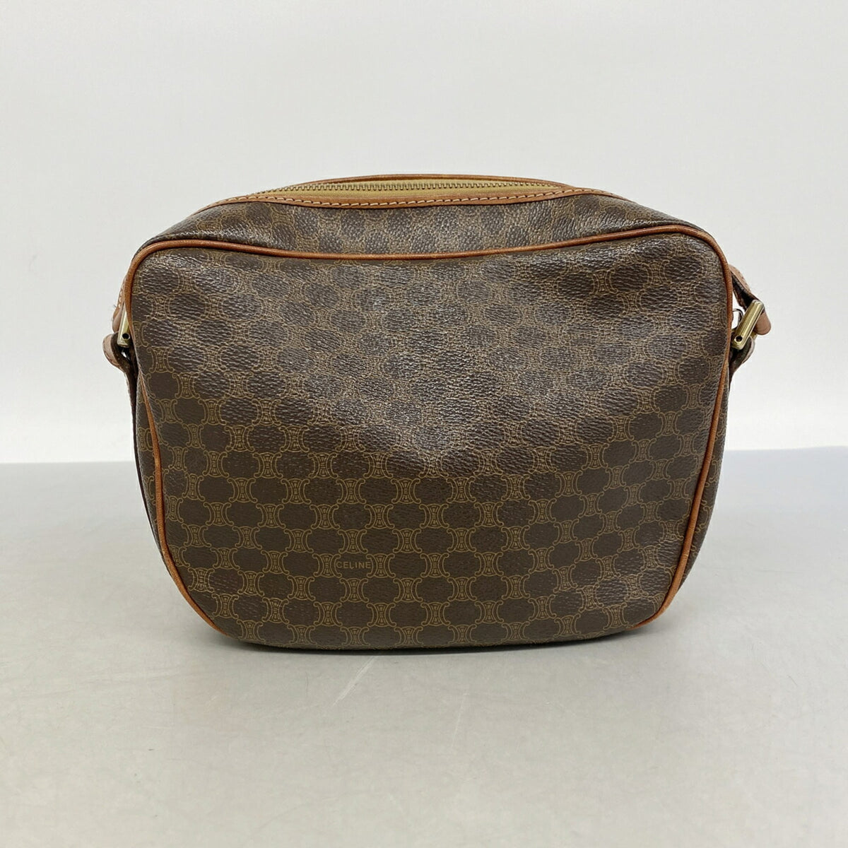 Celine Brown Pvc Shoulder Bag (Pre-Owned)