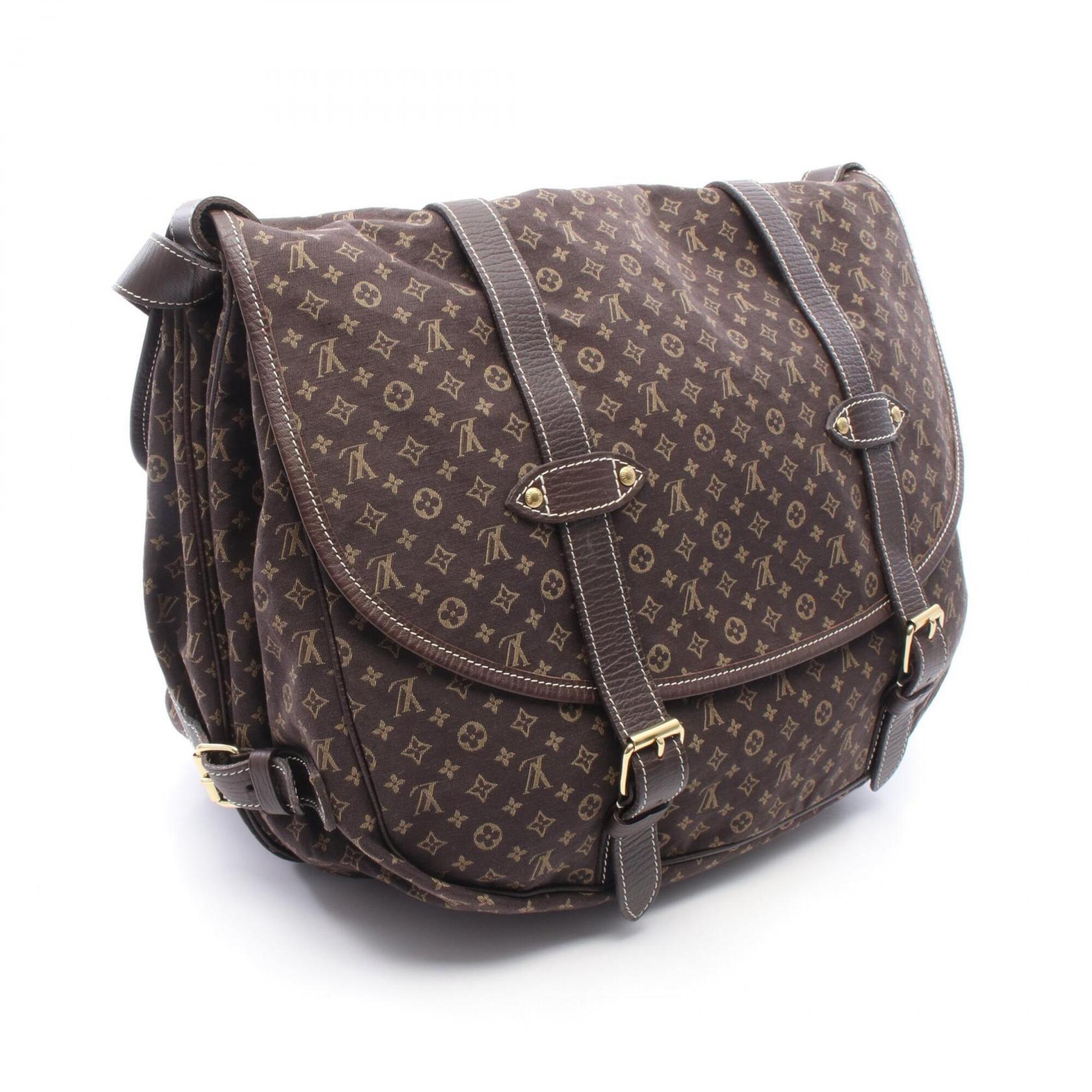 Louis Vuitton Brown Ebene Handbag Shoulder Bag (Pre-Owned)