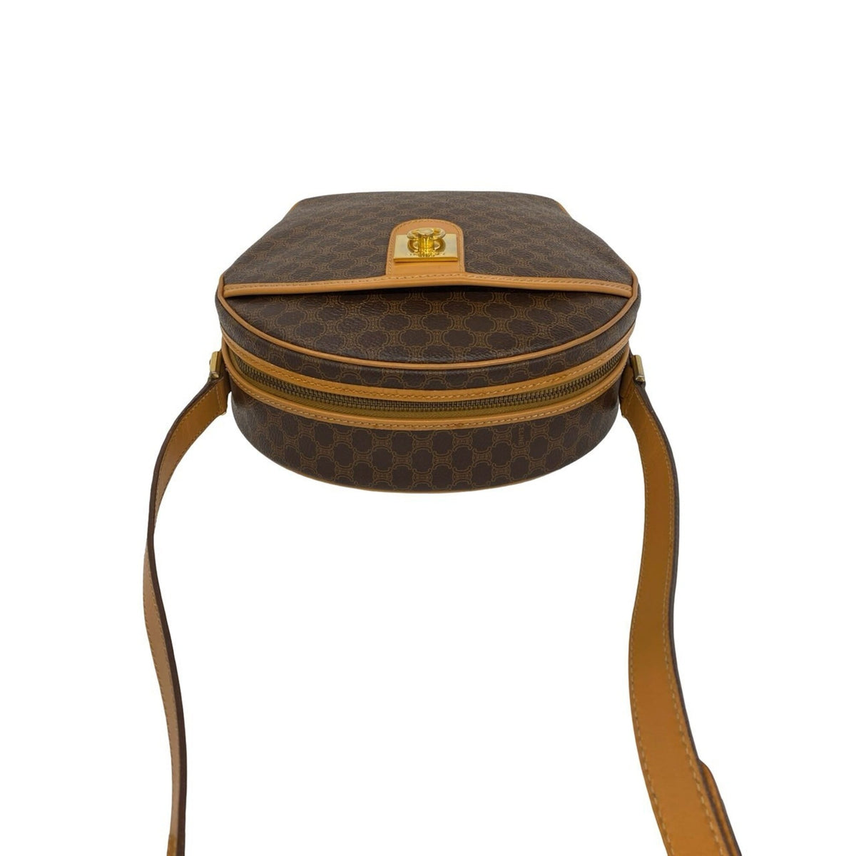 Celine Brown Leather Pvc Shoulder Bag (Pre-Owned)