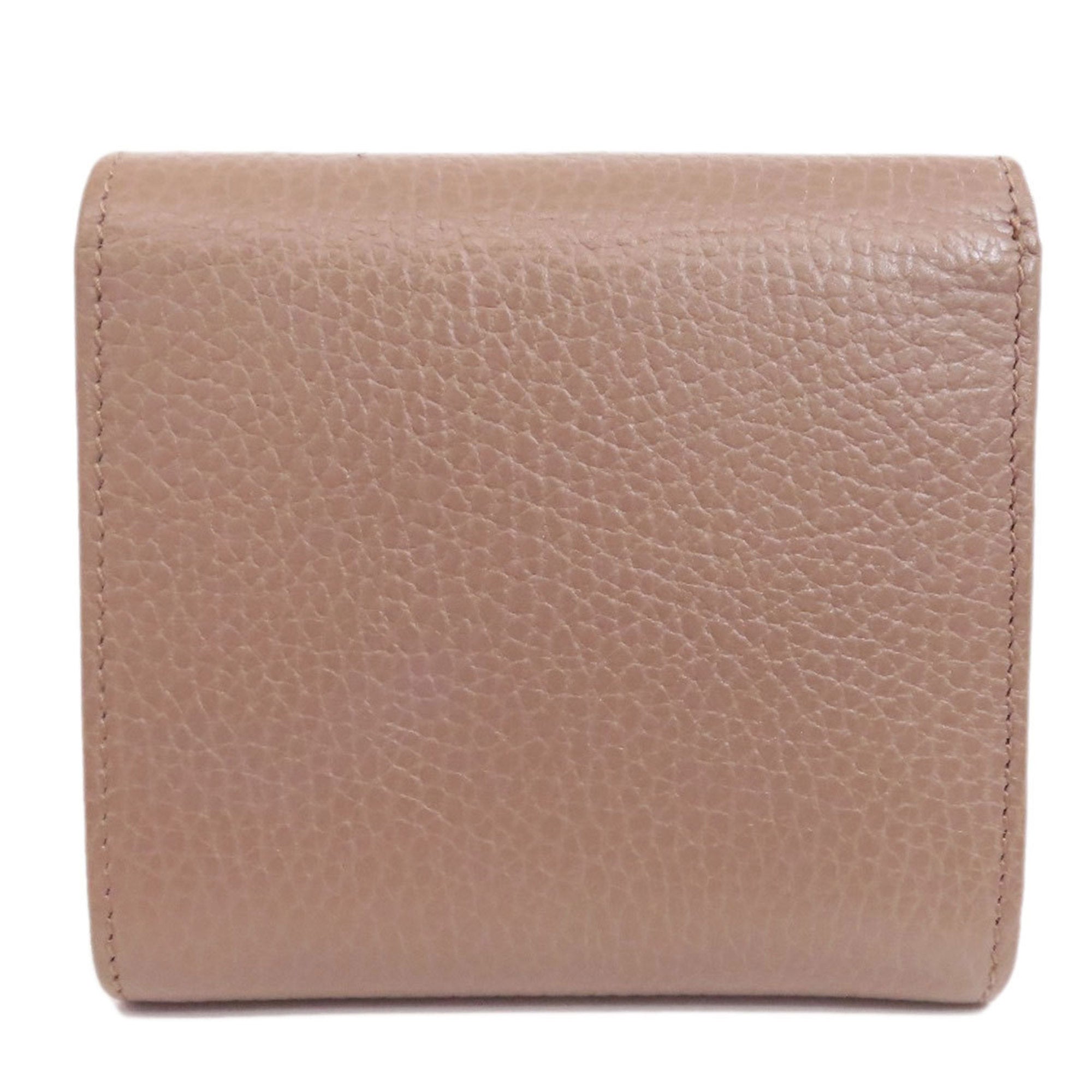 Gucci Beige Leather Wallet (Bi-Fold) (Pre-Owned)