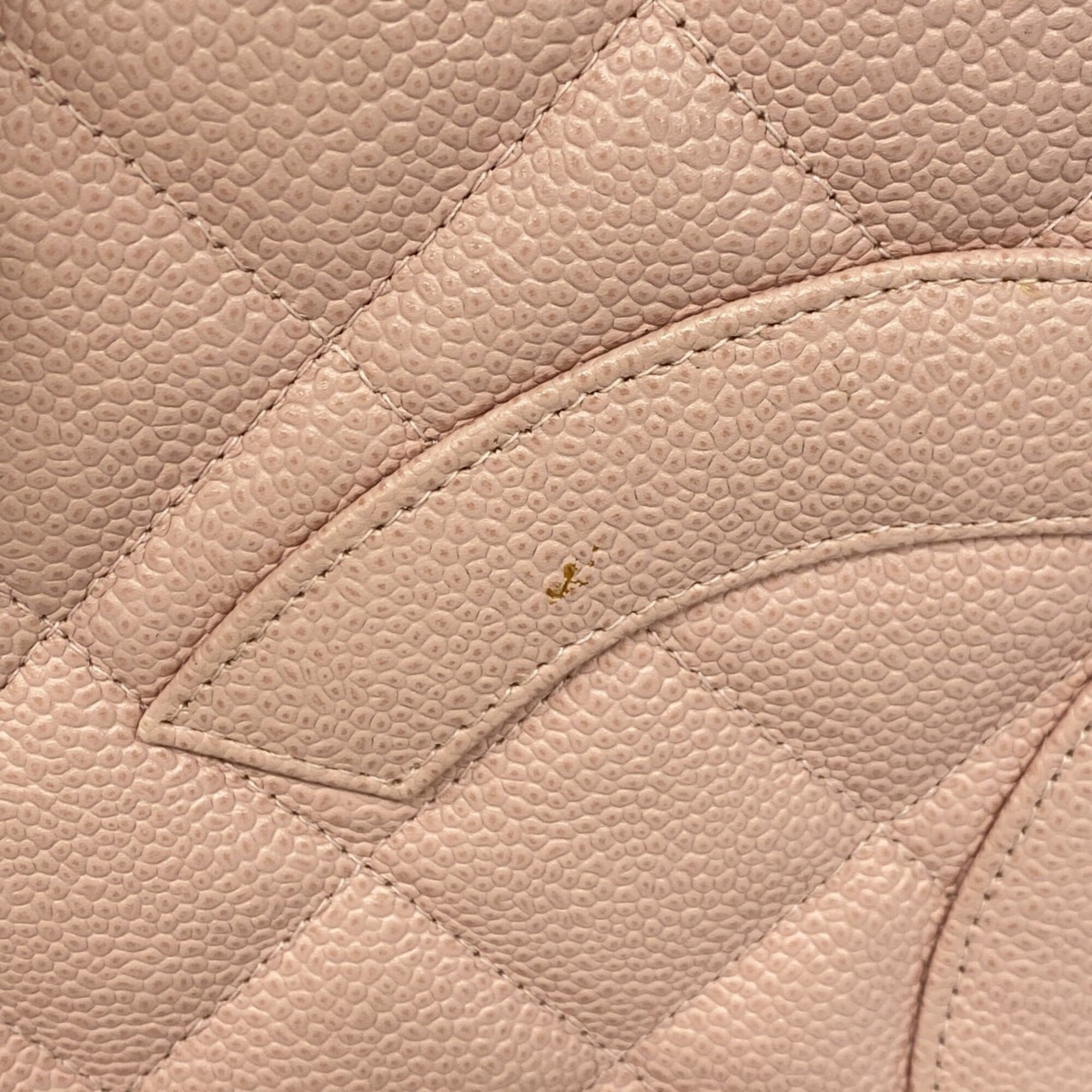 Chanel Pink Grained Calfskin Tote Bag (Pre-Owned)