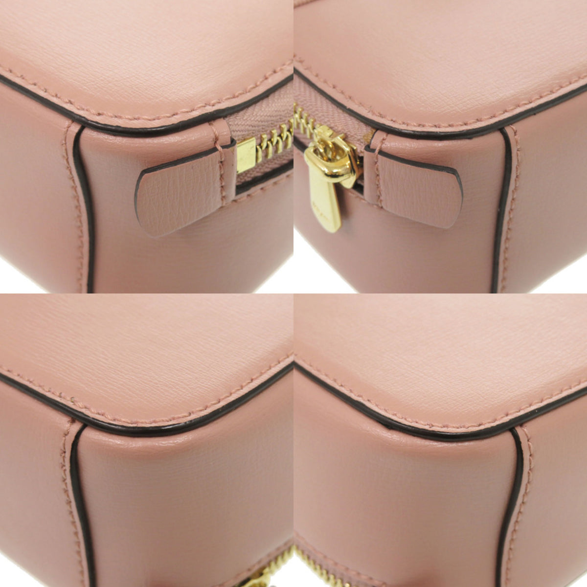 Salvatore Ferragamo Pink Leather Shoulder Bag (Pre-Owned)