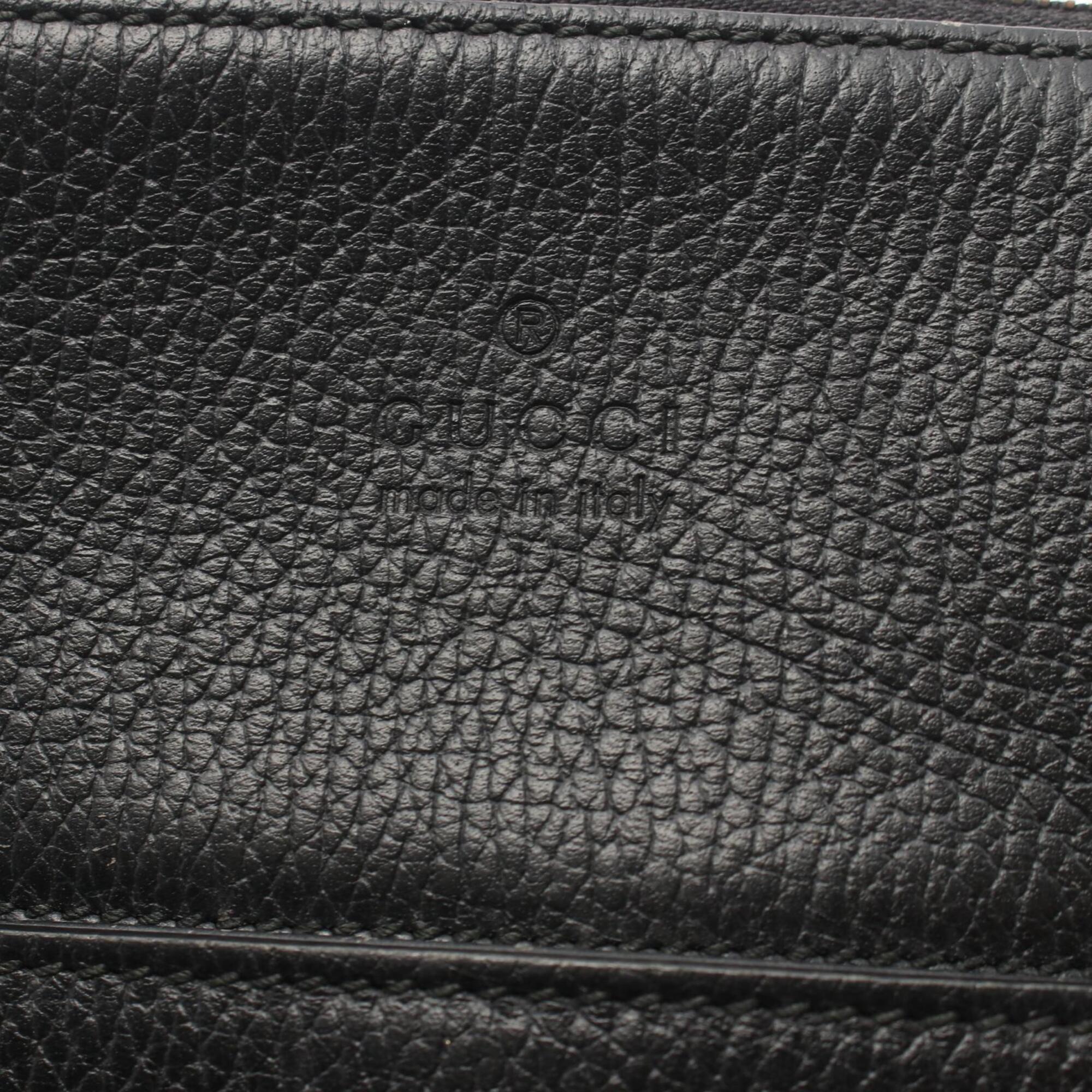 Gucci Black Leather Shoulder Bag (Pre-Owned)
