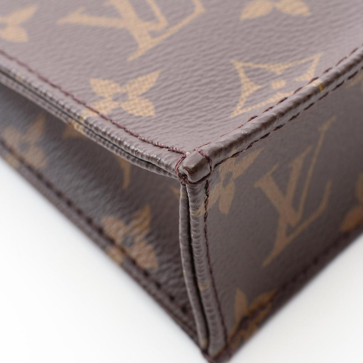 Louis Vuitton Brown Monogram Coated Canvas Handbag (Pre-Owned)