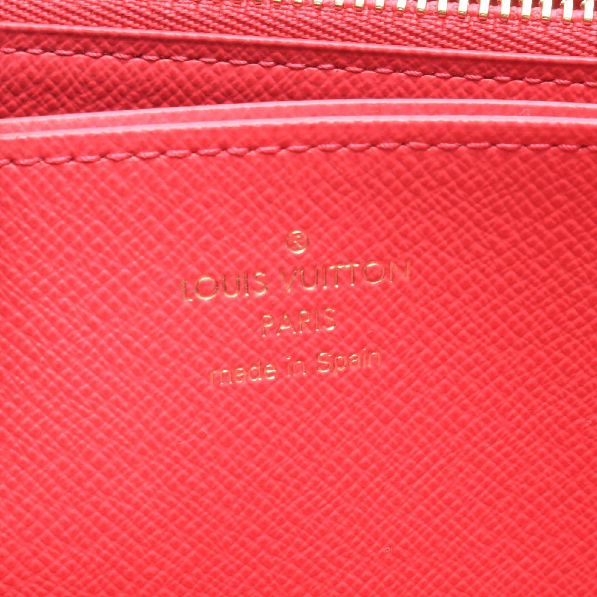 Louis Vuitton Monogram Brown Freesia Multi-Color Coated Canvas Long Wallet (Bi-Fold) (Pre-Owned)