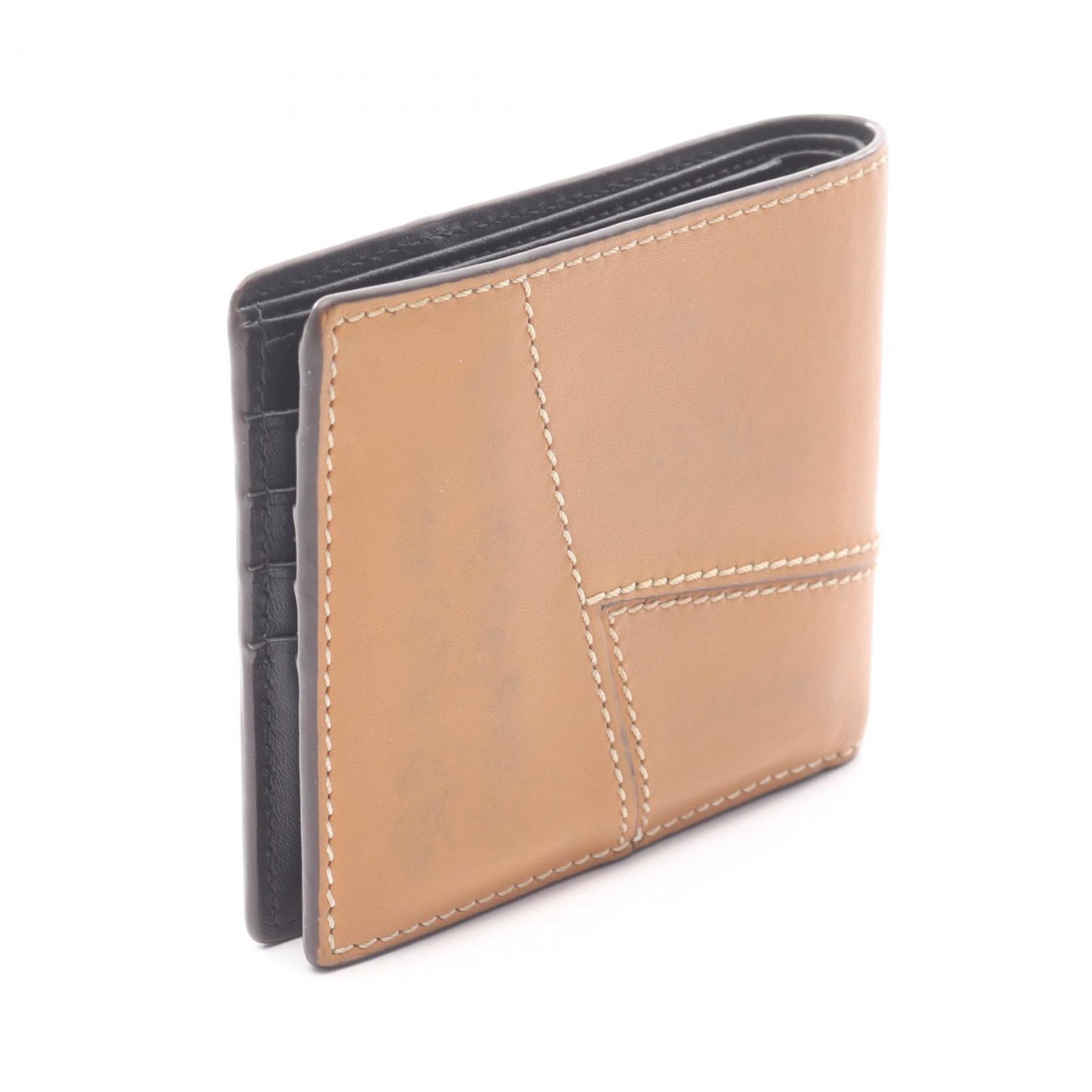 Loewe Brown Leather Wallet (Bi-Fold) (Pre-Owned)