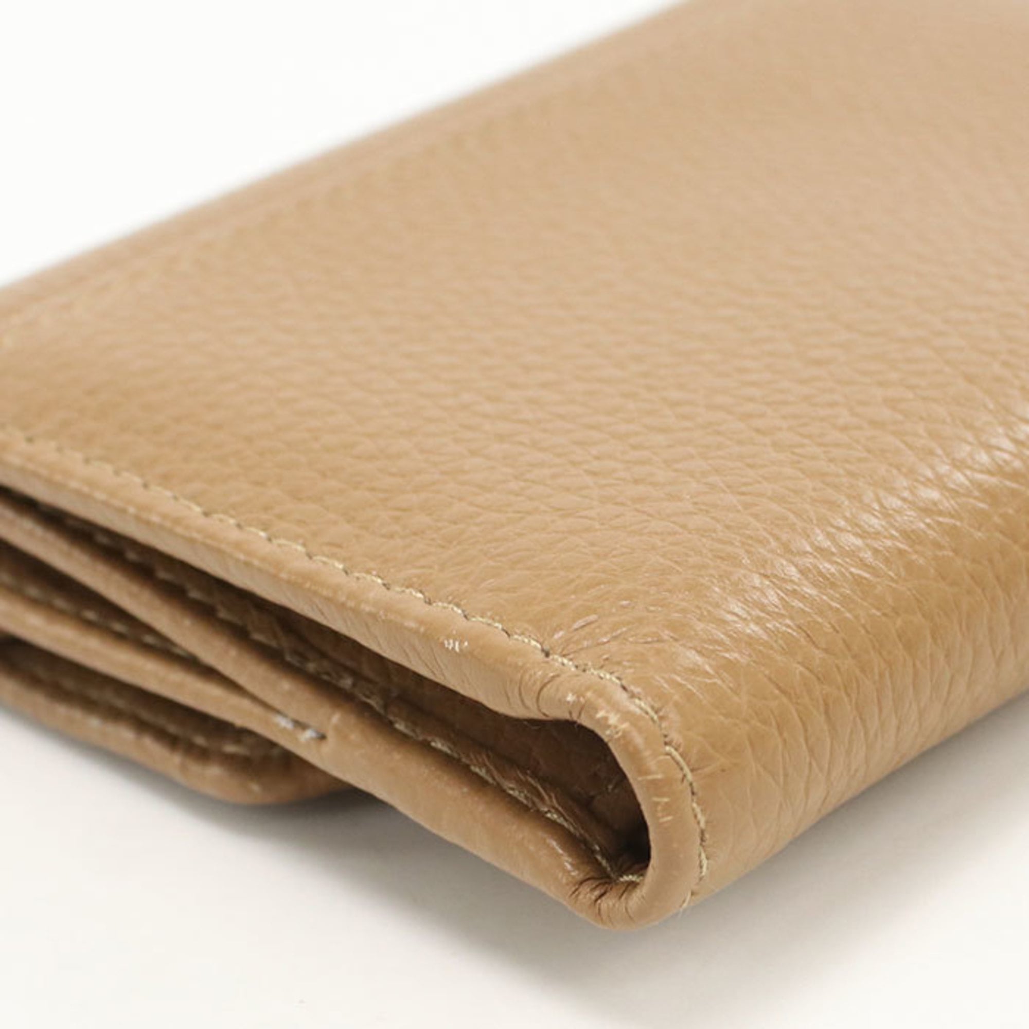 Miu Miu Brown Leather Wallet (Tri-Fold) (Pre-Owned)