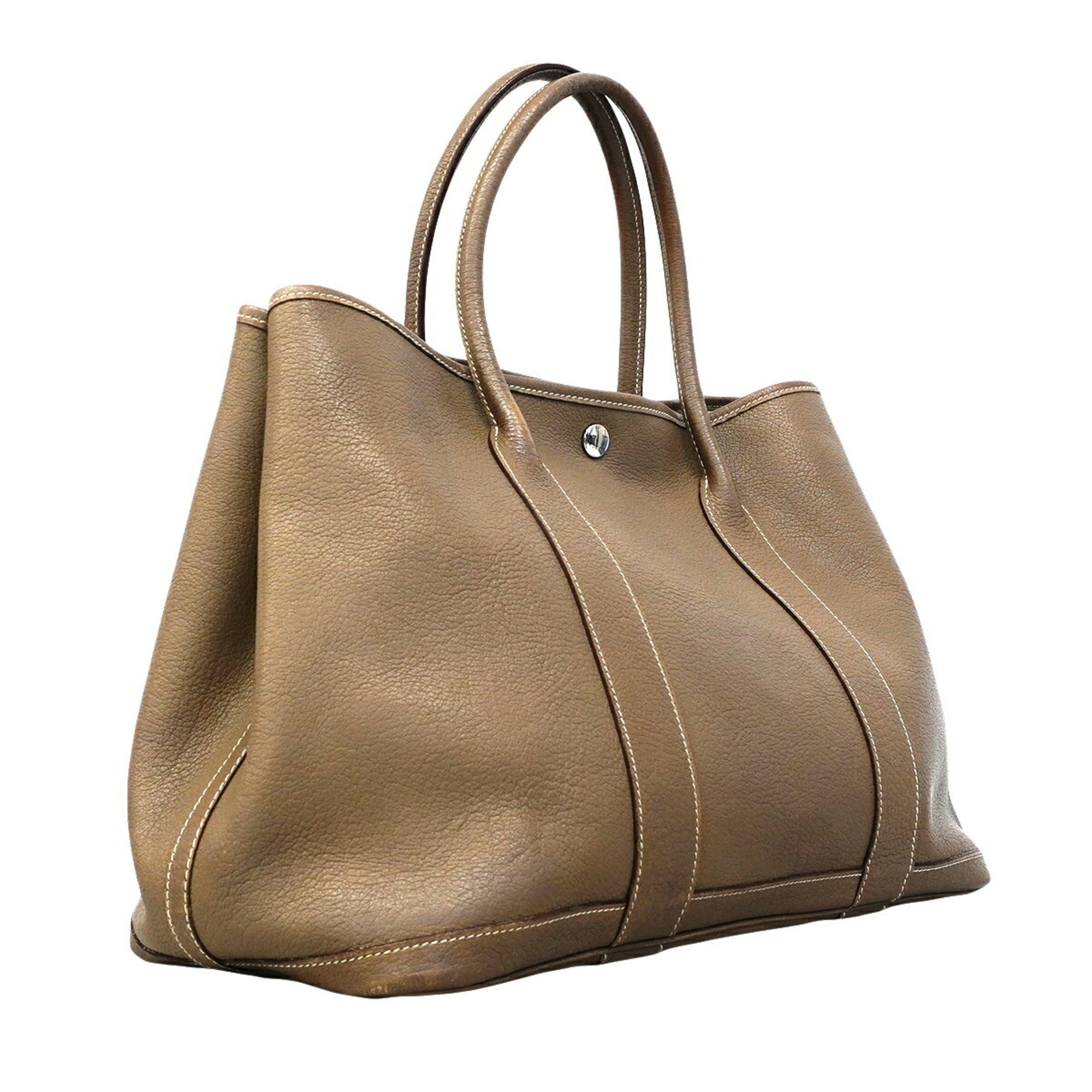 Hermes Etoupe Gray Negonda Leather Tote Bag (Pre-Owned)