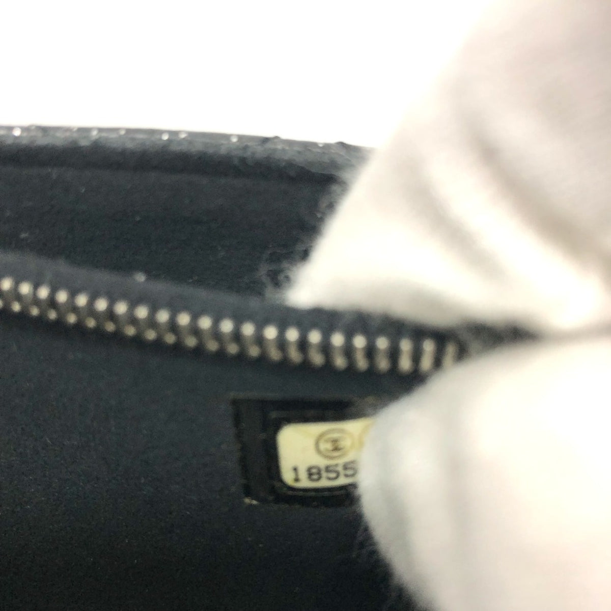 Chanel Black Leather Pouch (Pre-Owned)