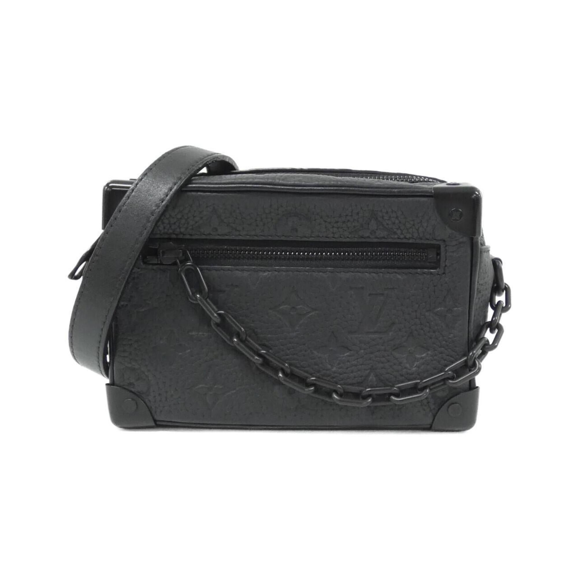 Louis Vuitton Black Leather Shoulder Bag (Pre-Owned)