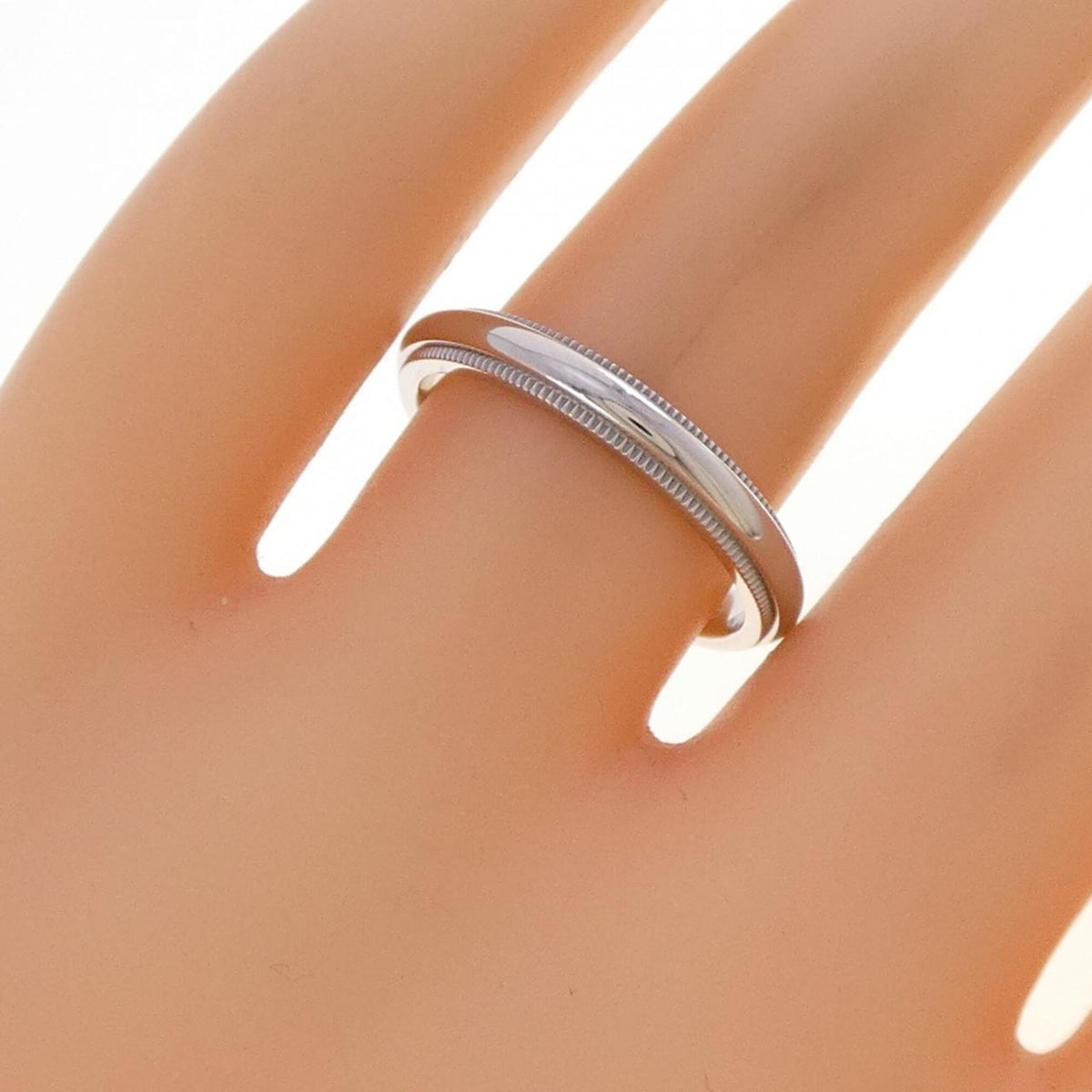 Tiffany Platinum 950 Band Ring (Pre-Owned)