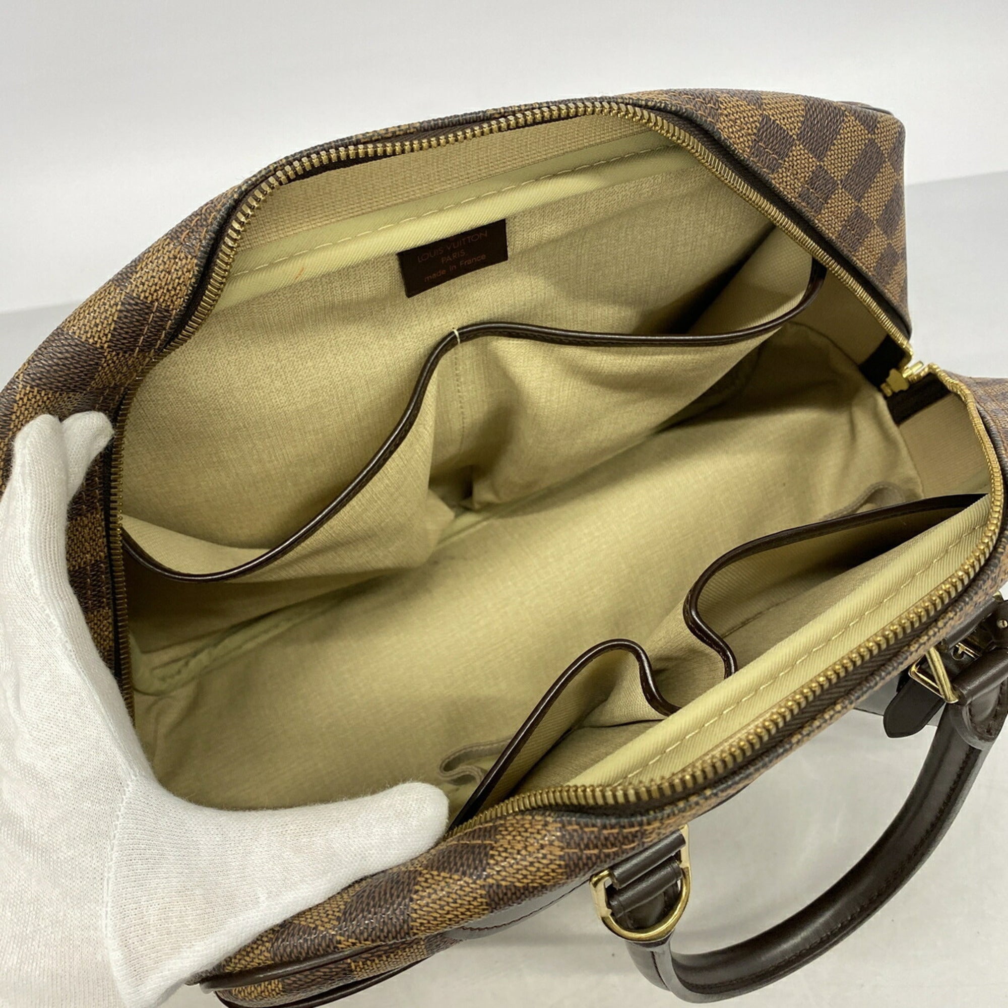 Louis Vuitton Ebene Handbag (Pre-Owned)