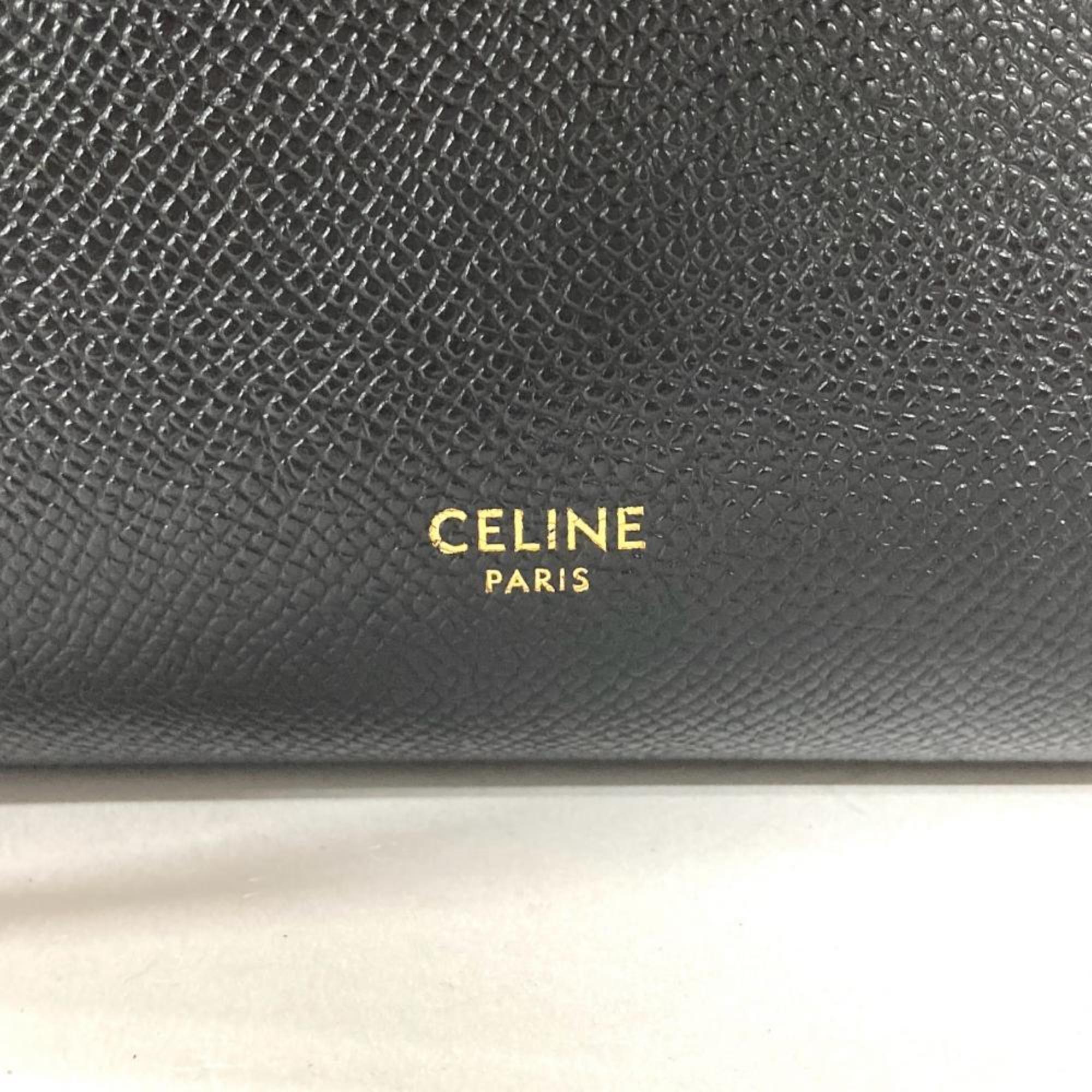 Celine Black Leather Handbag (Pre-Owned)