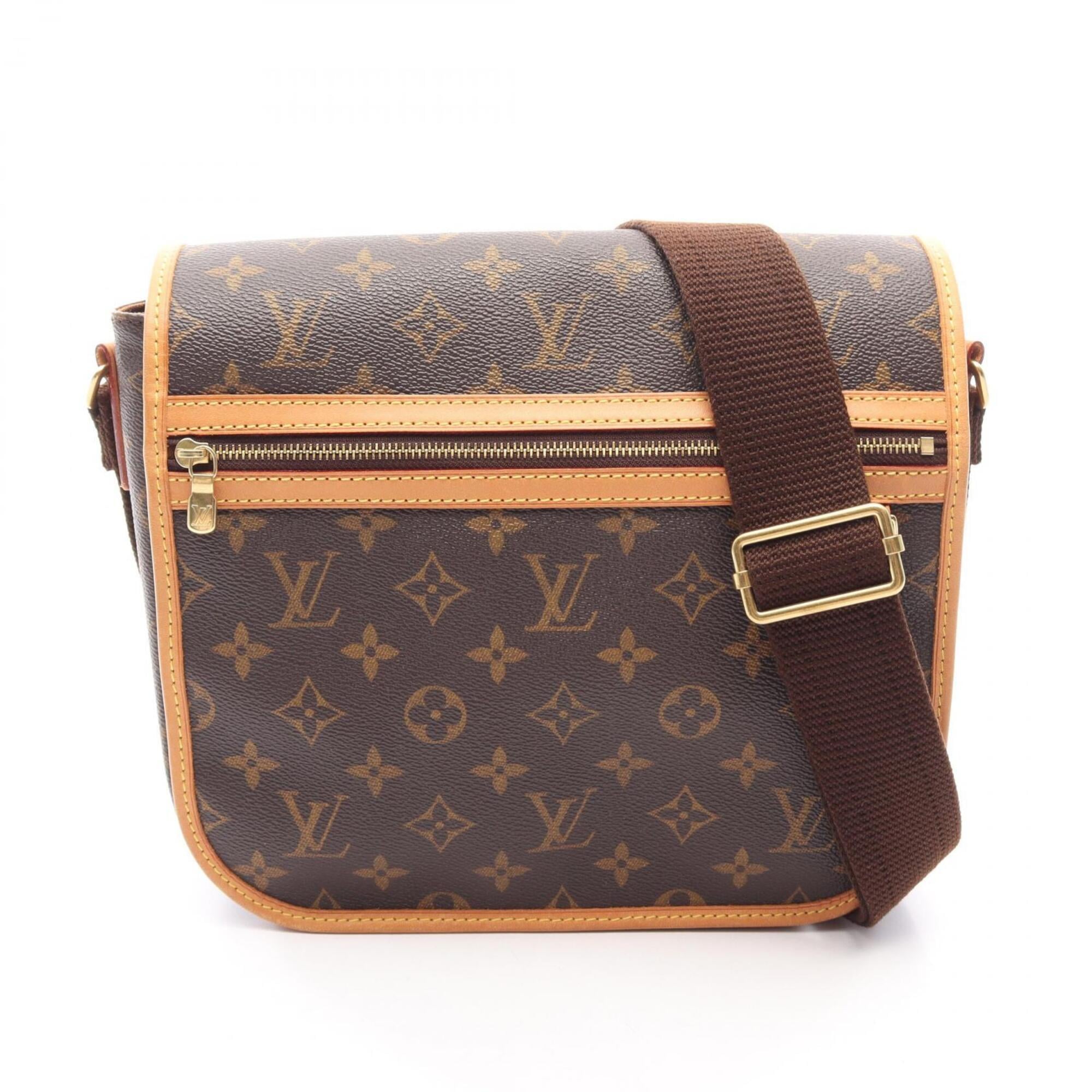 Louis Vuitton Brown Leather Handbag Shoulder Bag (Pre-Owned)