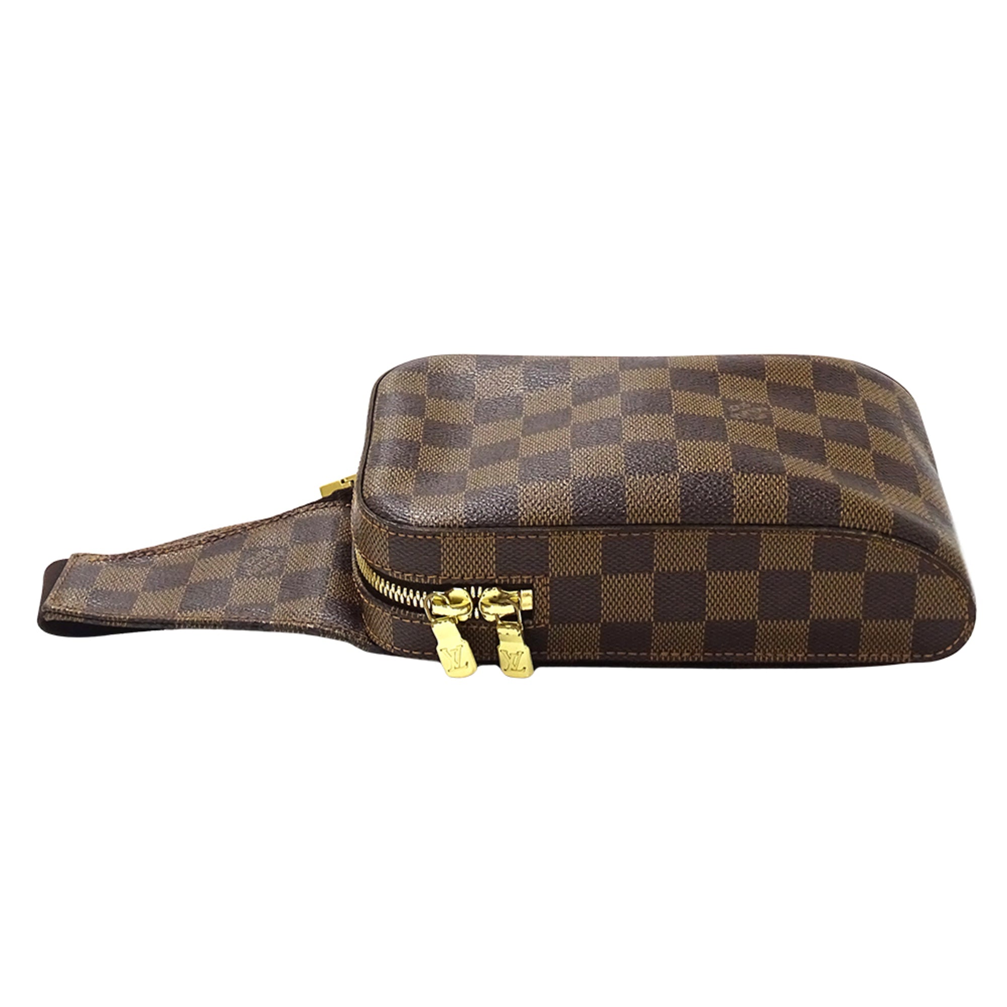 Louis Vuitton Brown Damier Canvas Handbag Sling Bag (Pre-Owned)