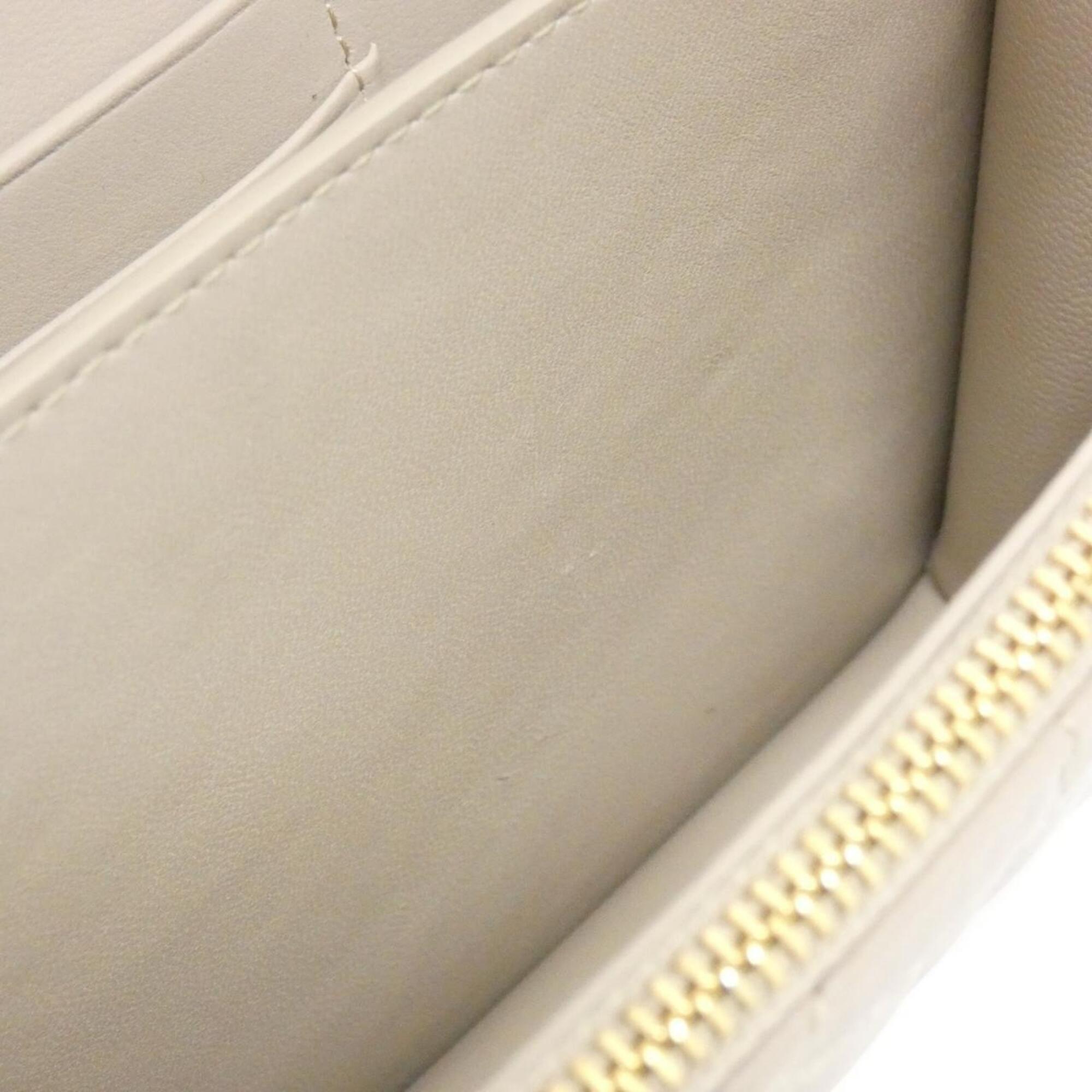 Christian Dior Beige Leather Handbag (Pre-Owned)