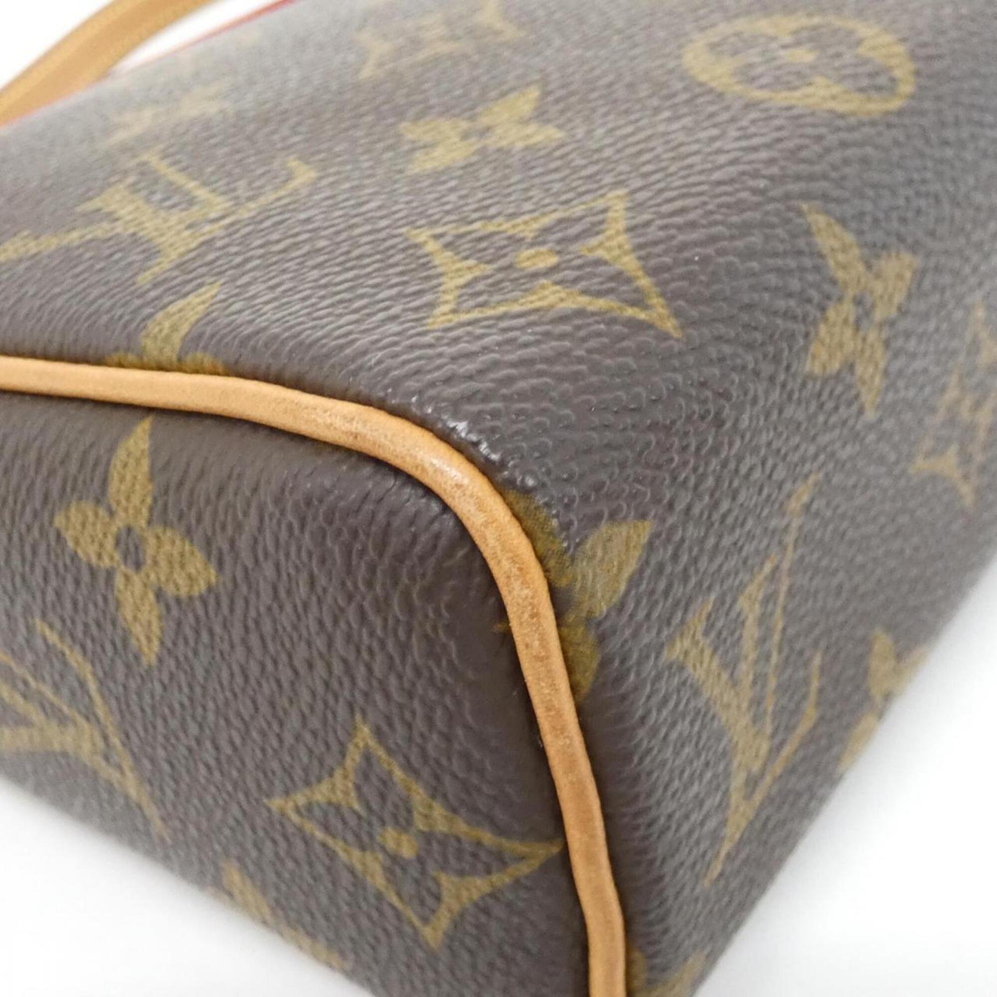 Louis Vuitton Marron Coated Canvas Handbag (Pre-Owned)
