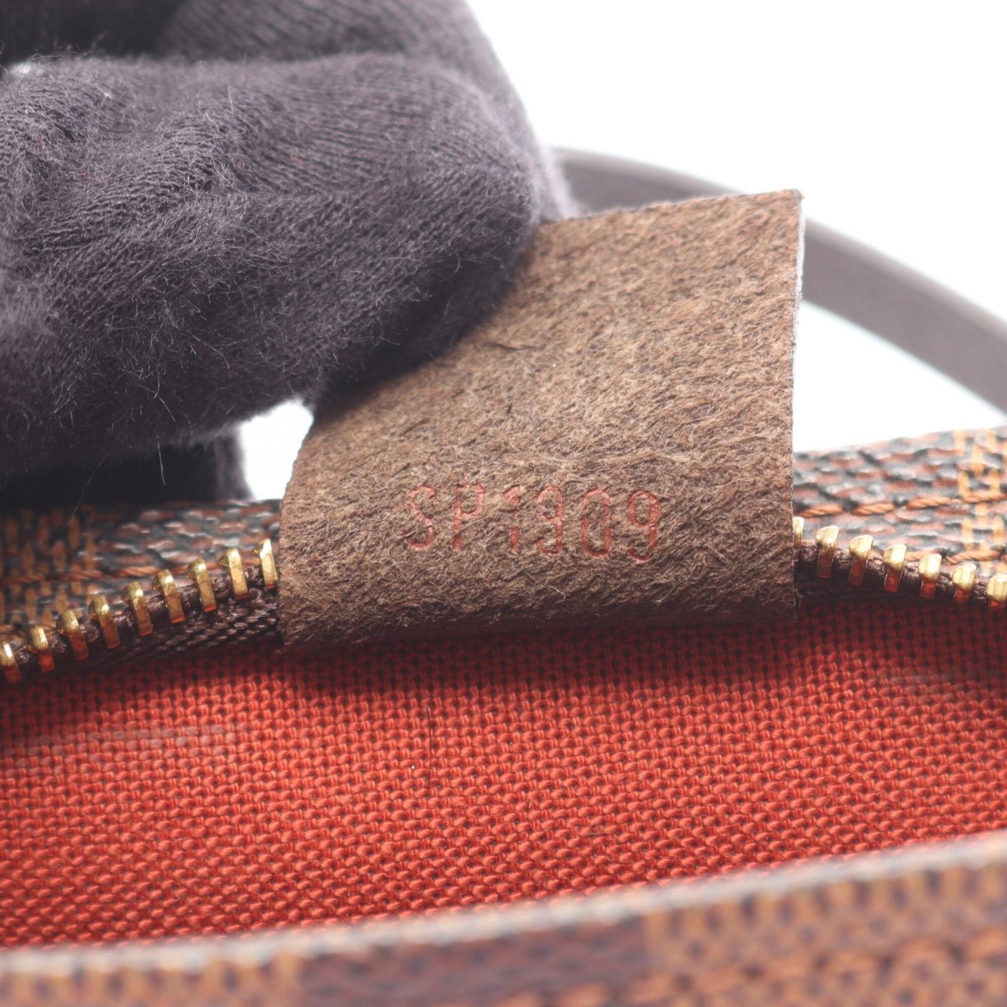 Louis Vuitton Brown Damier Canvas Coated Canvas Damier Canvas Leather Handbag (Pre-Owned)