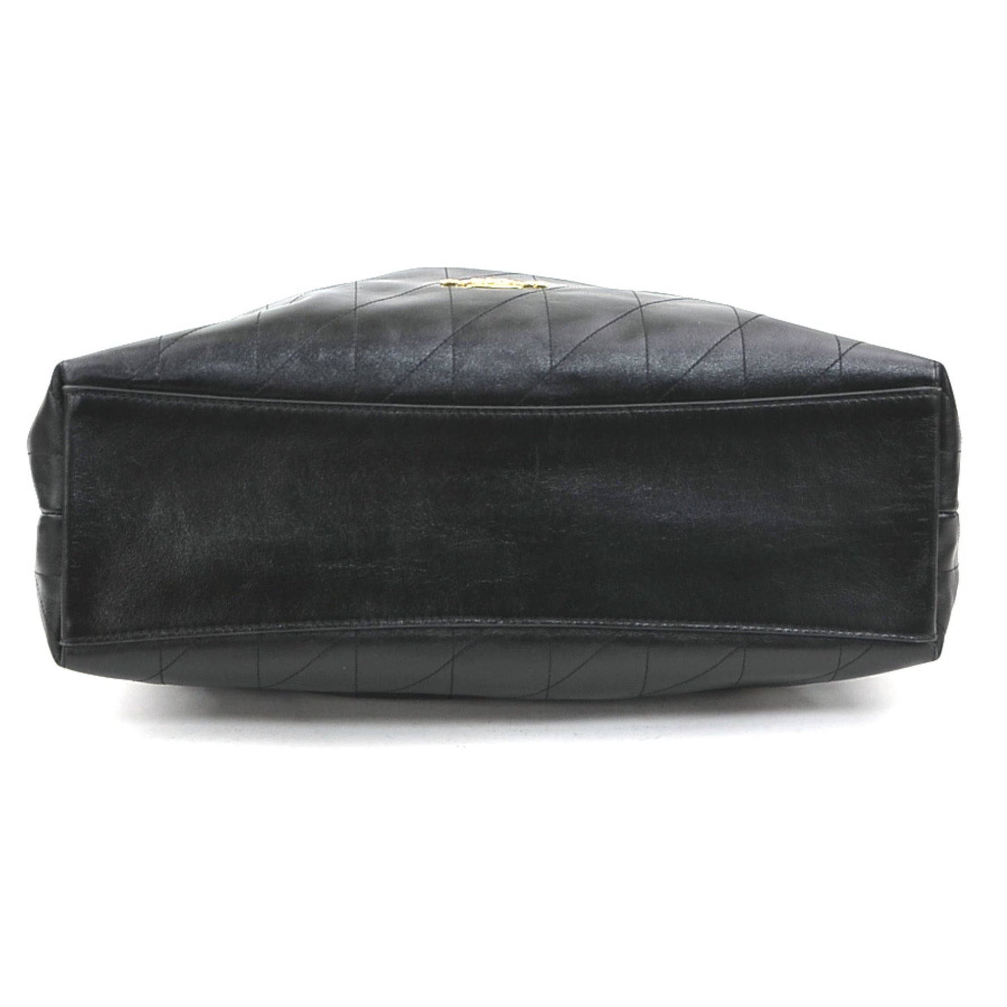 Coach Black Leather Shoulder Bag (Pre-Owned)