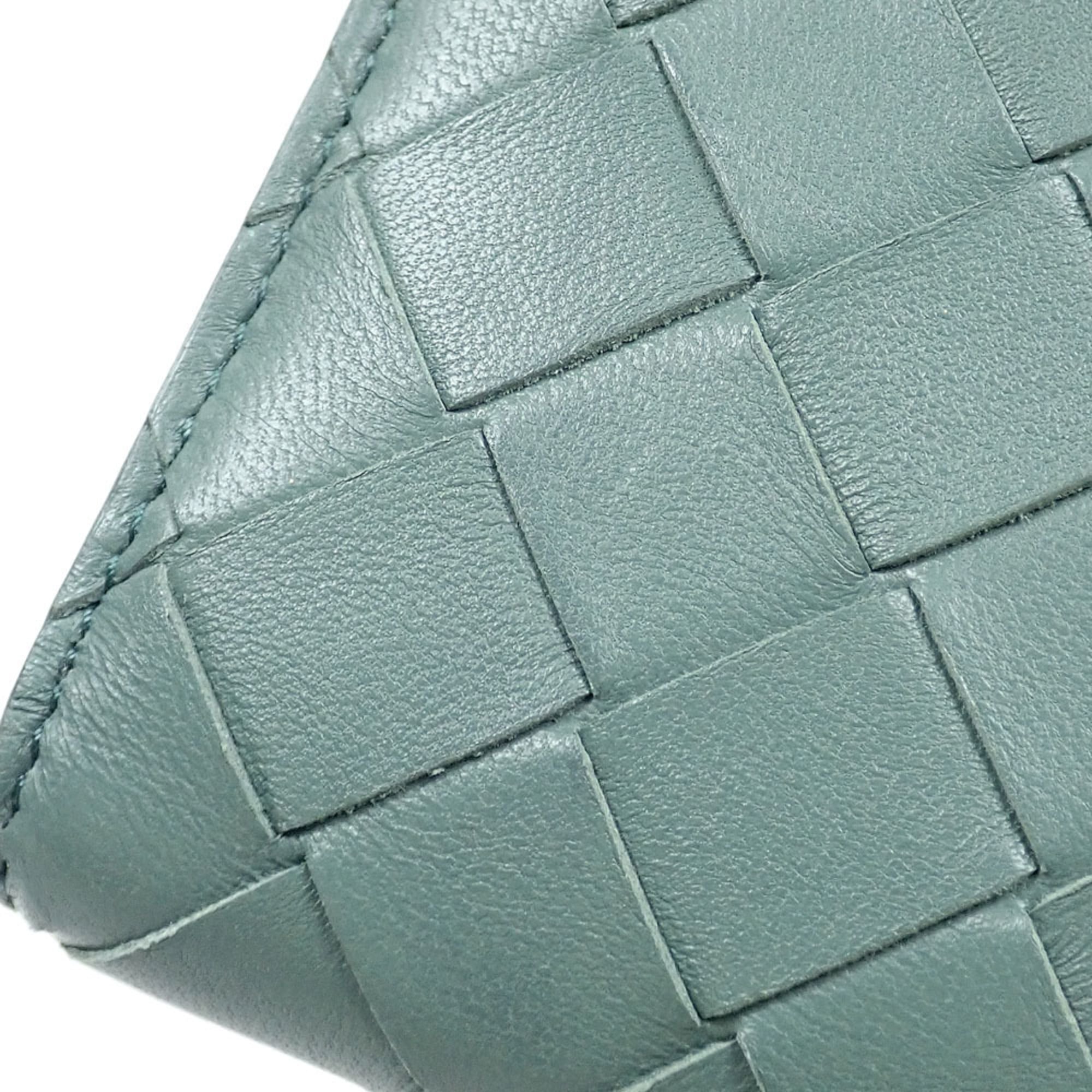 Bottega Veneta Green Leather Wallet (Bi-Fold) (Pre-Owned)