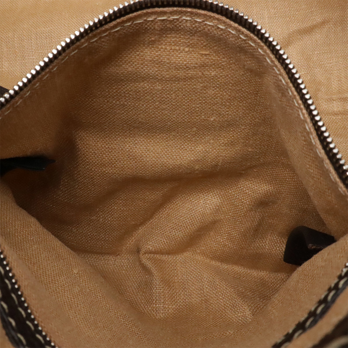 Fendi Selleria Dark Brown Leather Handbag (Pre-Owned)