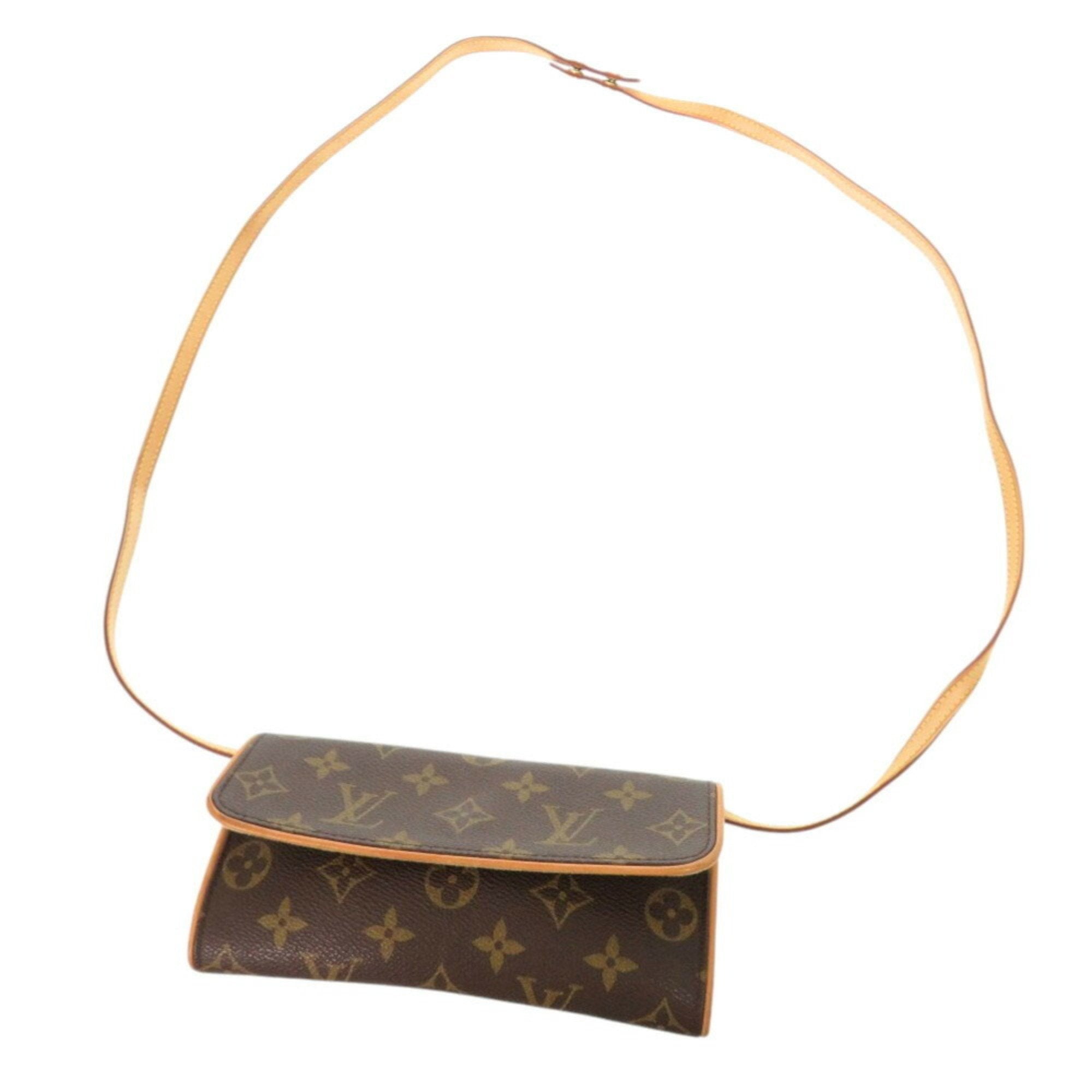 Louis Vuitton Brown Monogram Pochette Shoulder Bag (Pre-Owned)