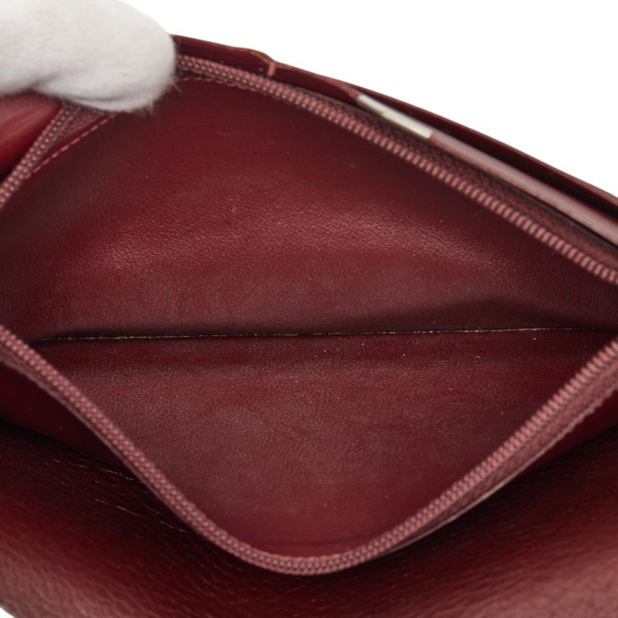 Cartier Must Black Leather Wallet (Bi-Fold) (Pre-Owned)