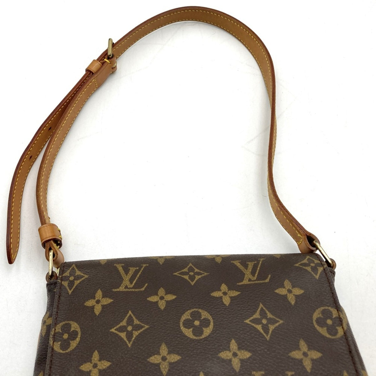 Louis Vuitton Brown Monogram Canvas Shoulder Bag (Pre-Owned)