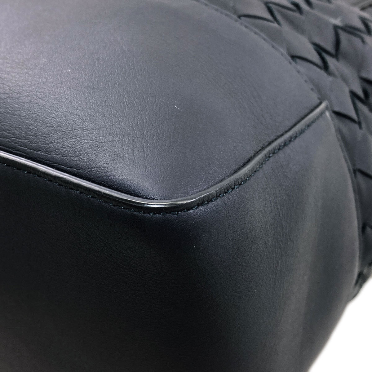 Bottega Veneta Black Leather Tote Bag (Pre-Owned)