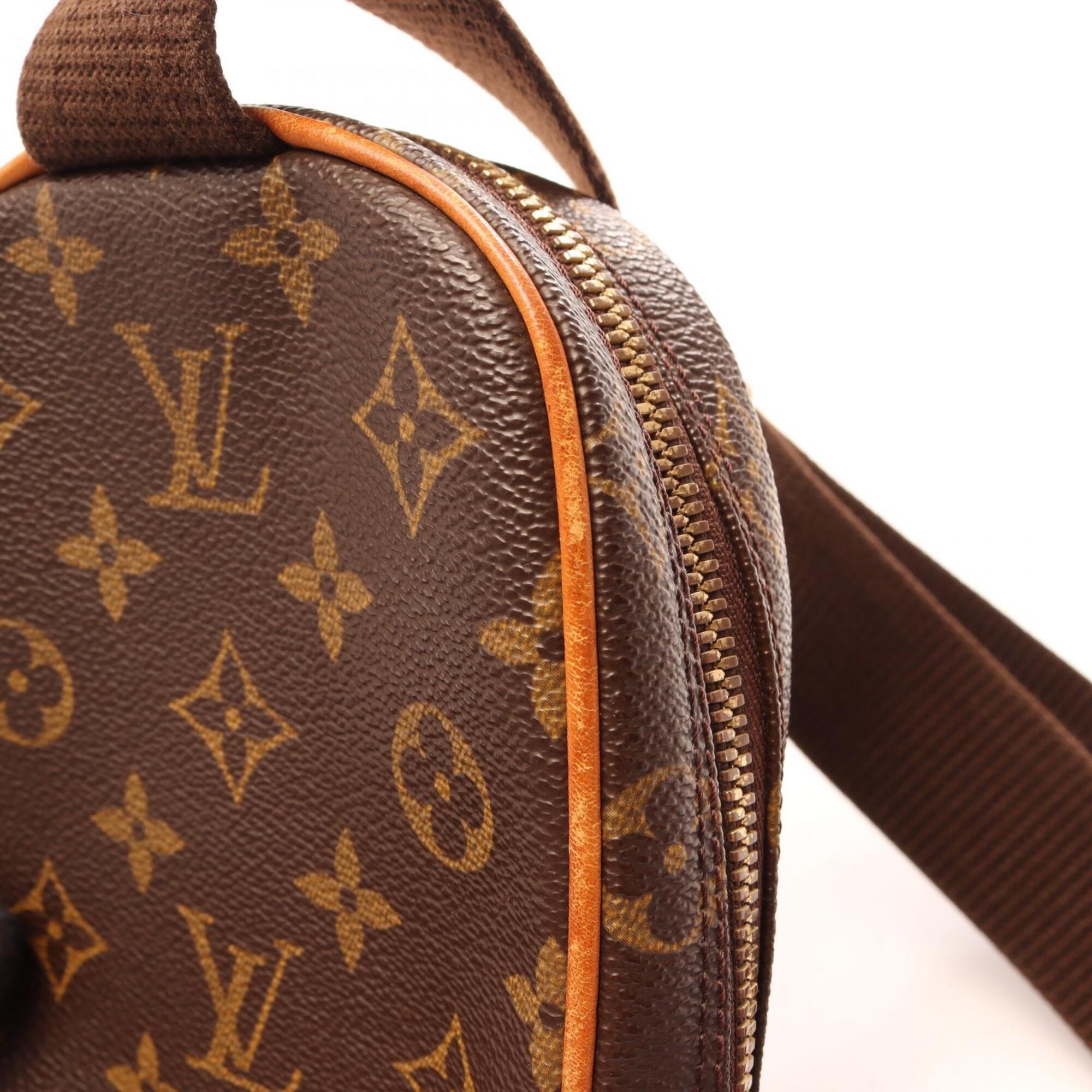 Louis Vuitton Brown Pvc Leather Fanny Pack Handbag (Pre-Owned)