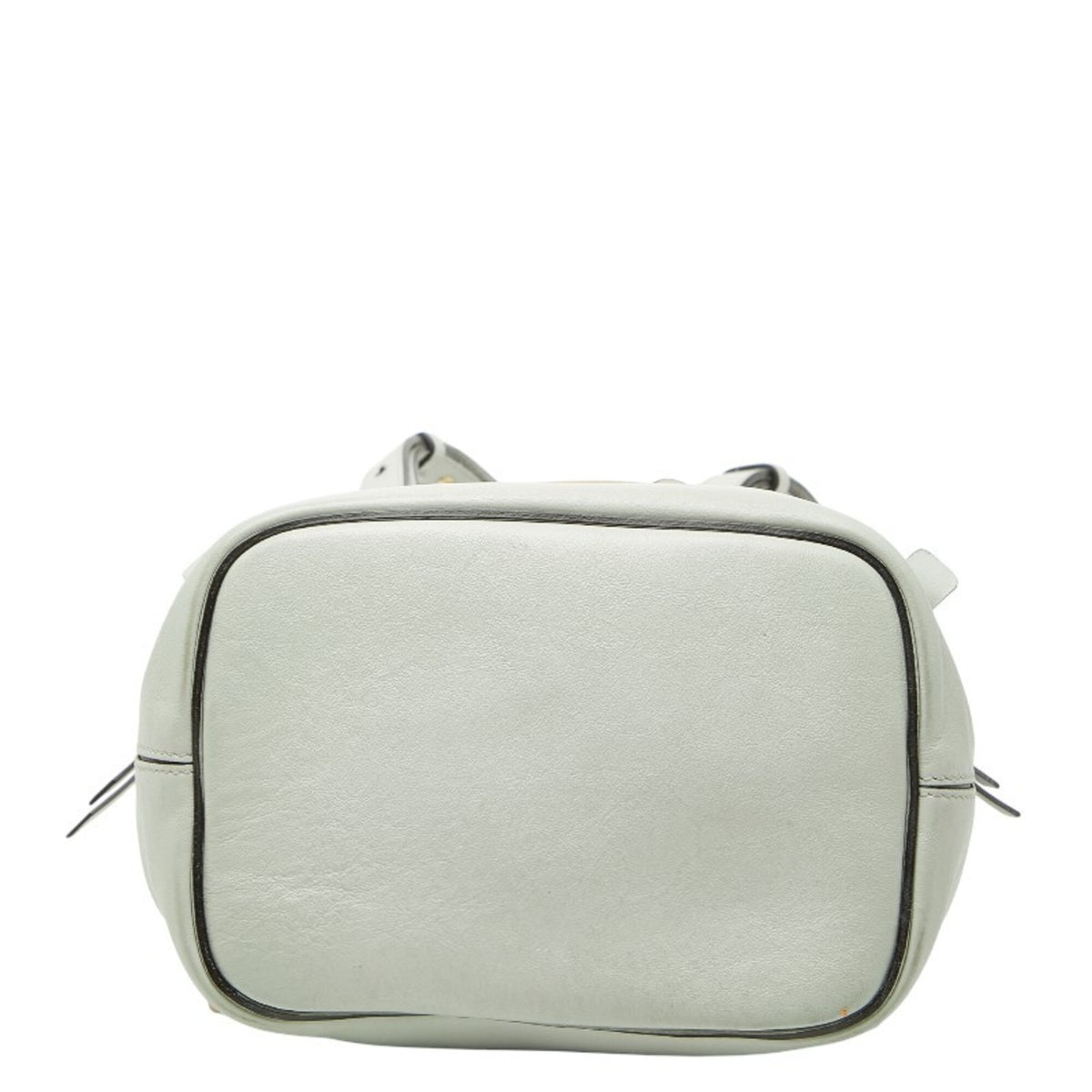 Chloé Gray Leather Suede Backpack Shoulder Bag (Pre-Owned)