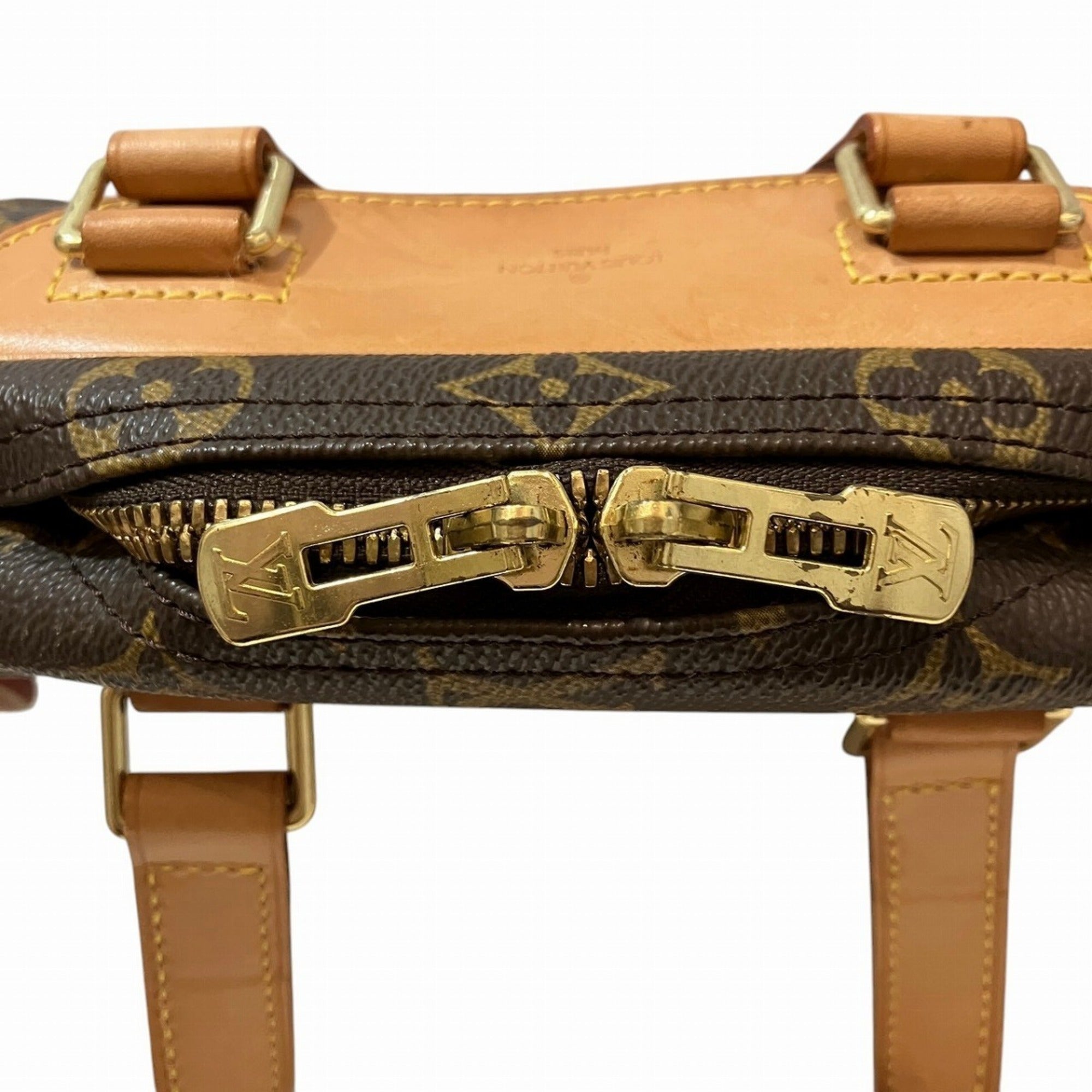Louis Vuitton Brown Galle Monogram Monogram Handbag (Pre-Owned)