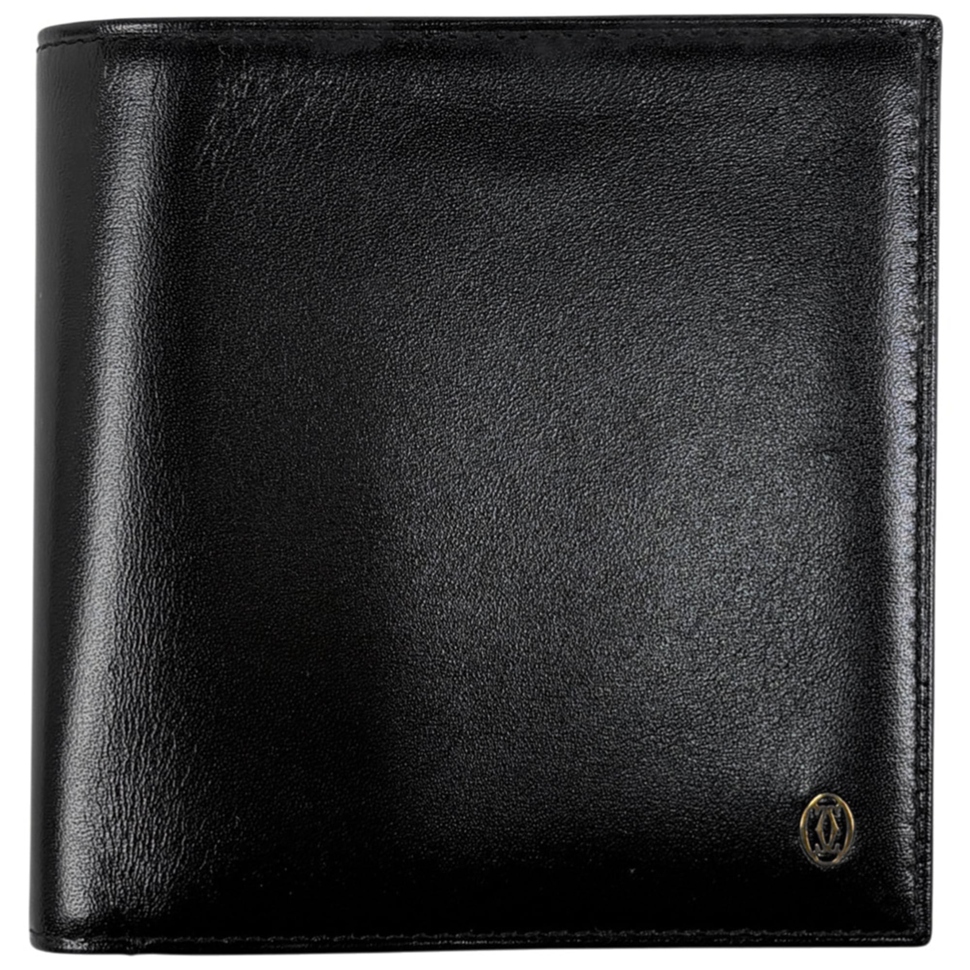 Cartier Black Leather Wallet (Bi-Fold) (Pre-Owned)