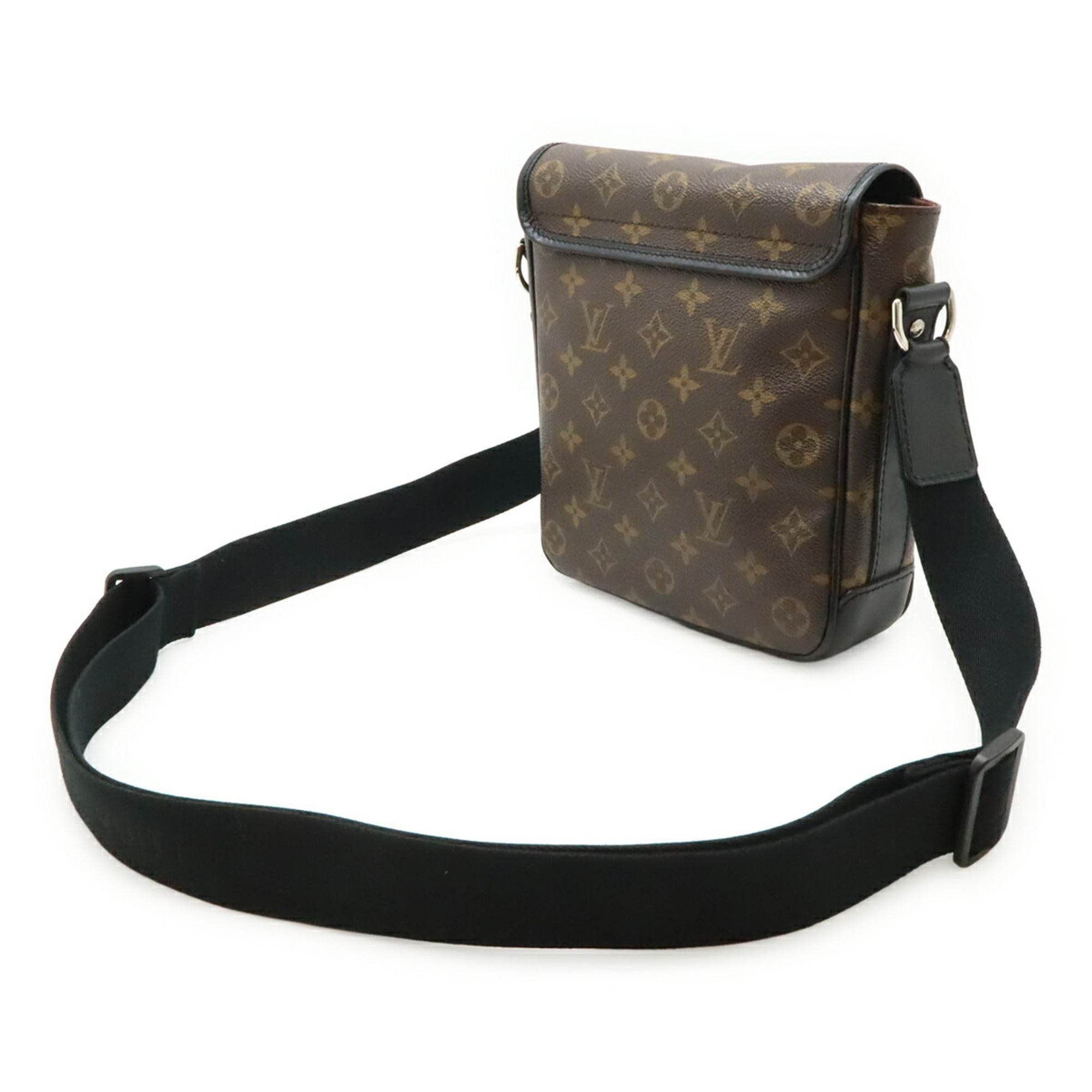Louis Vuitton Black Brown Monogram Monogram Pochette Shoulder Bag (Pre-Owned)