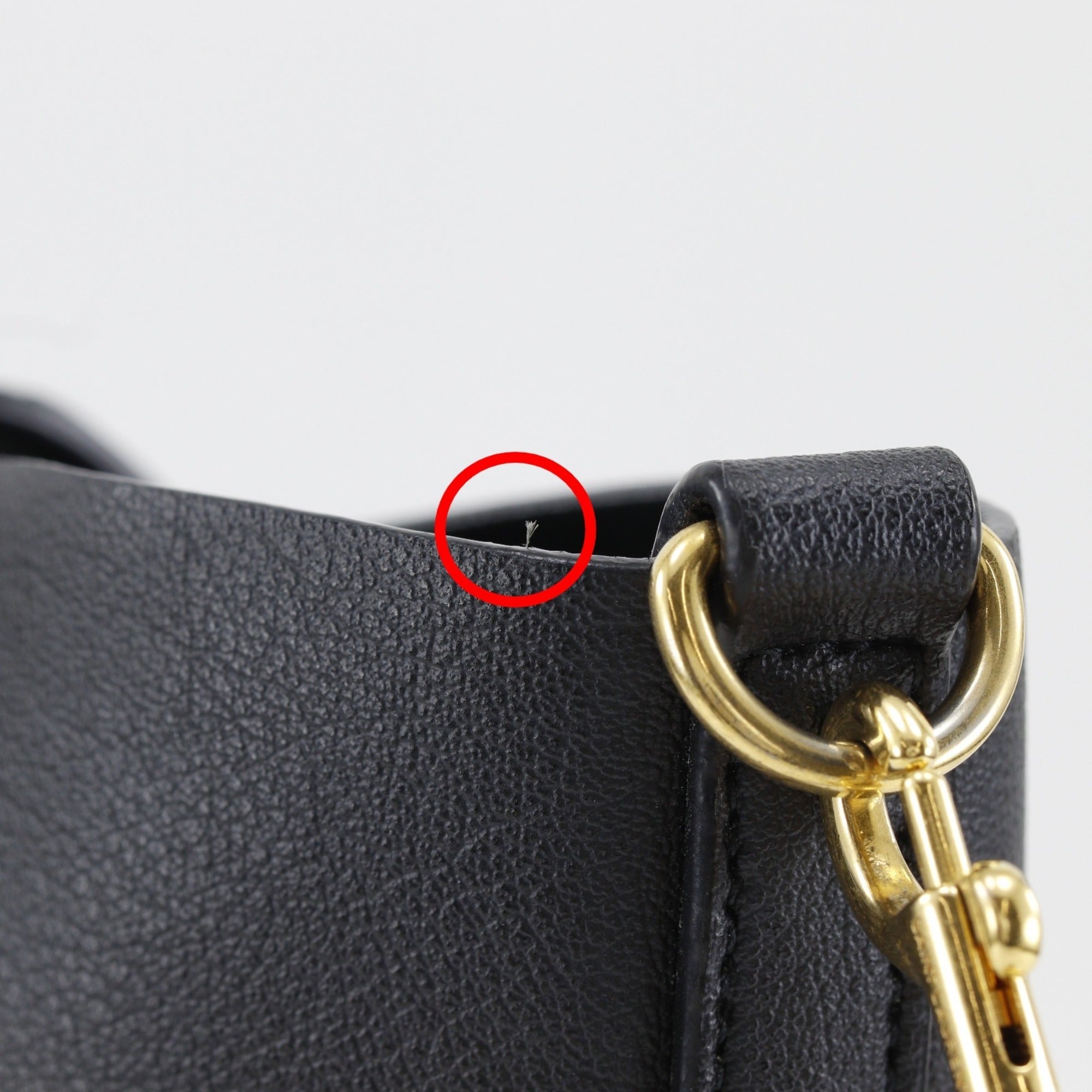 Saint Laurent Black Leather Handbag Tote Bag (Pre-Owned)