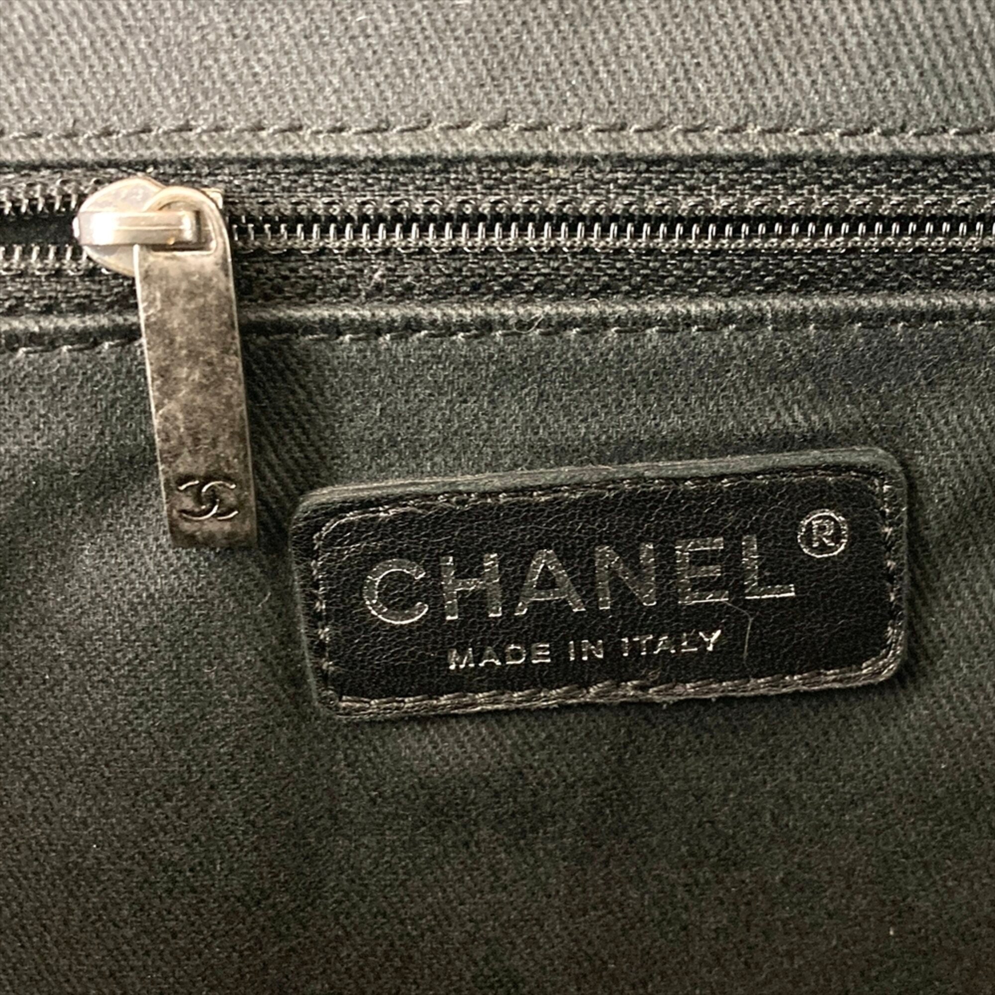 Chanel Black Boston Bag Handbag (Pre-Owned)