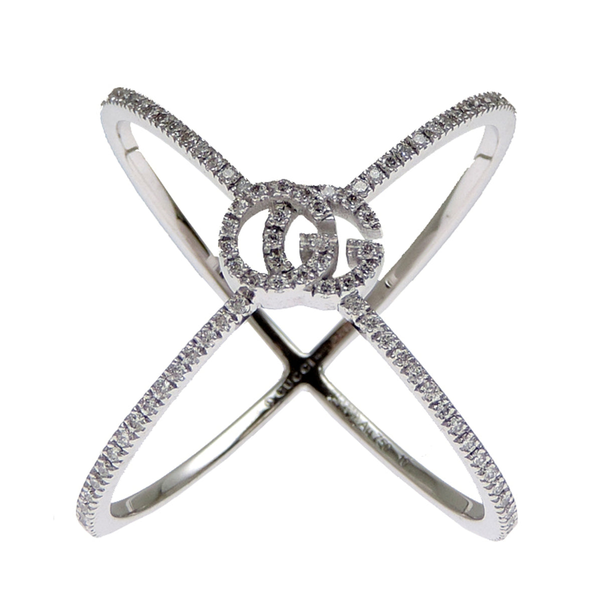 Gucci White Gold (18K) Band Ring (Pre-Owned)