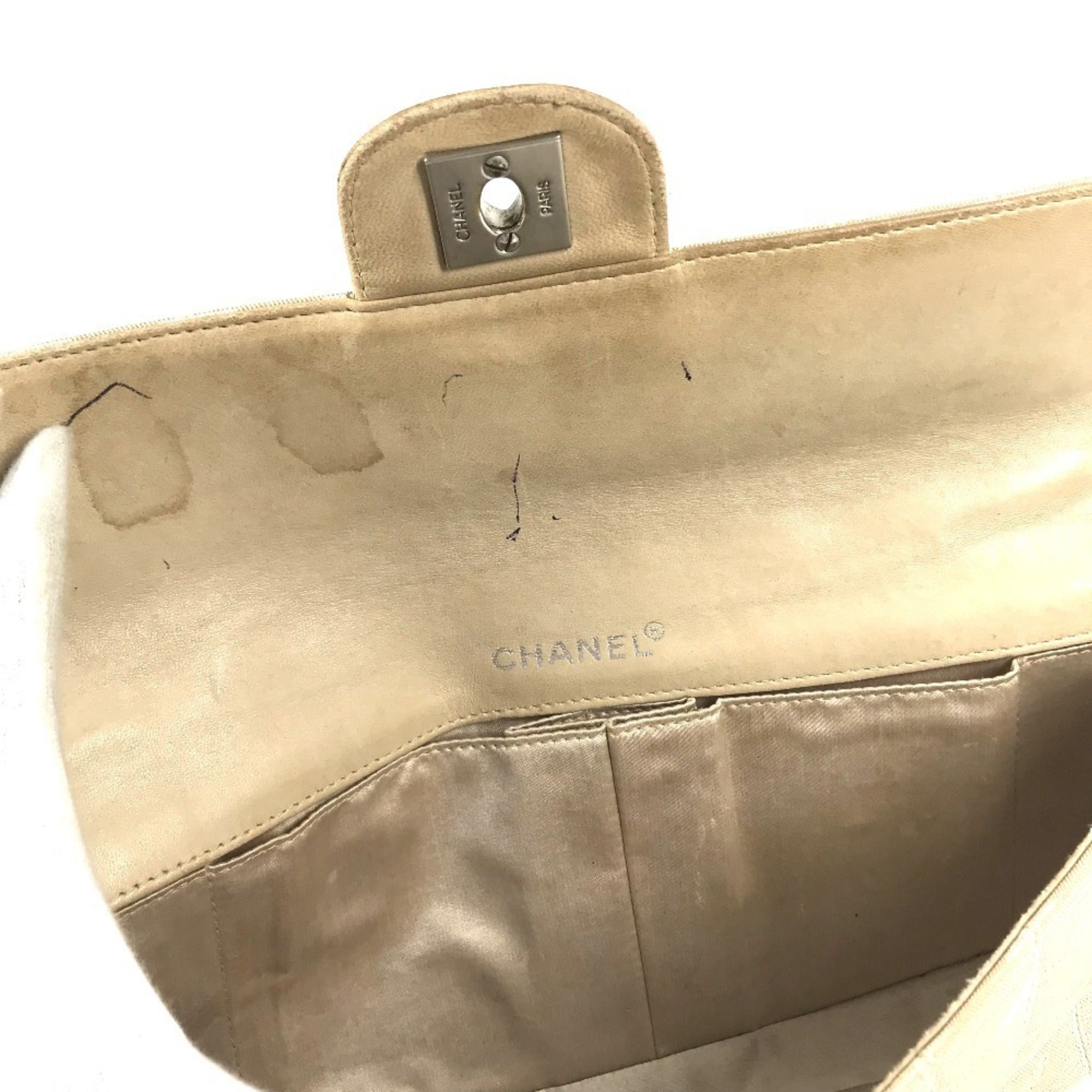 Chanel Beige New Travel Line Shoulder Bag (Pre-Owned)