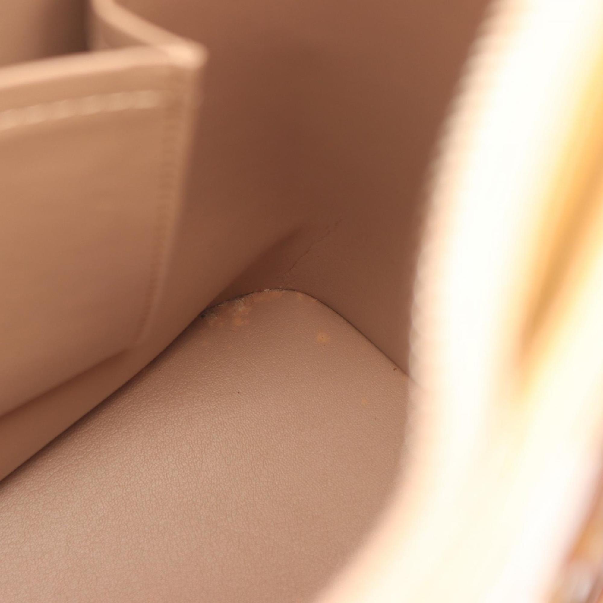 Louis Vuitton Beige Leather Handbag (Pre-Owned)