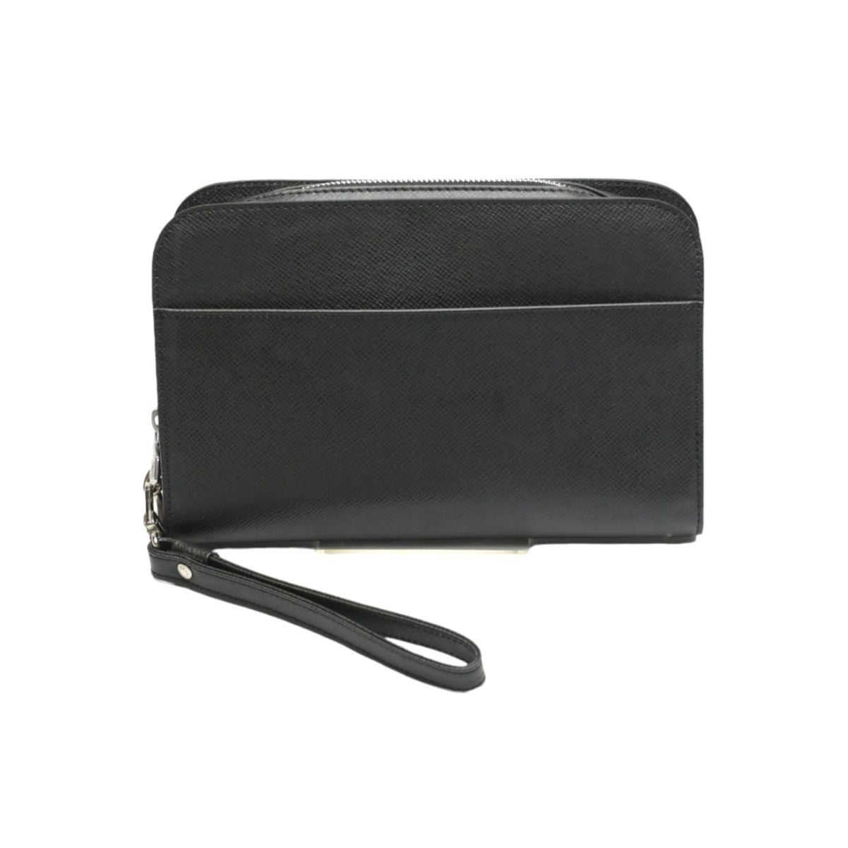 Louis Vuitton Taiga Ardoise Black Taiga Leather Handbag (Pre-Owned)